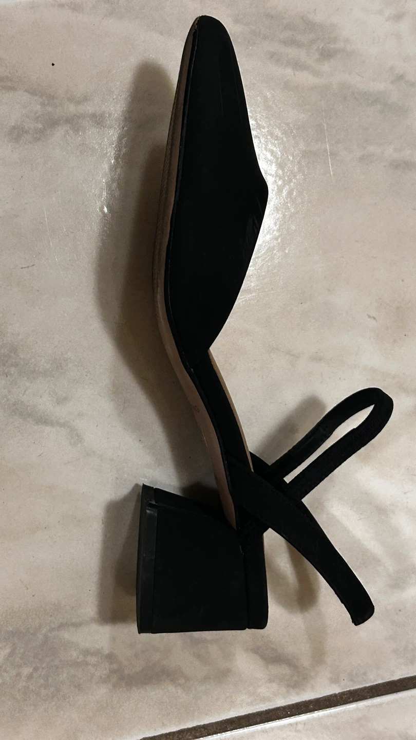 Call It Spring Black Vegan Slingback Heels - photo 3