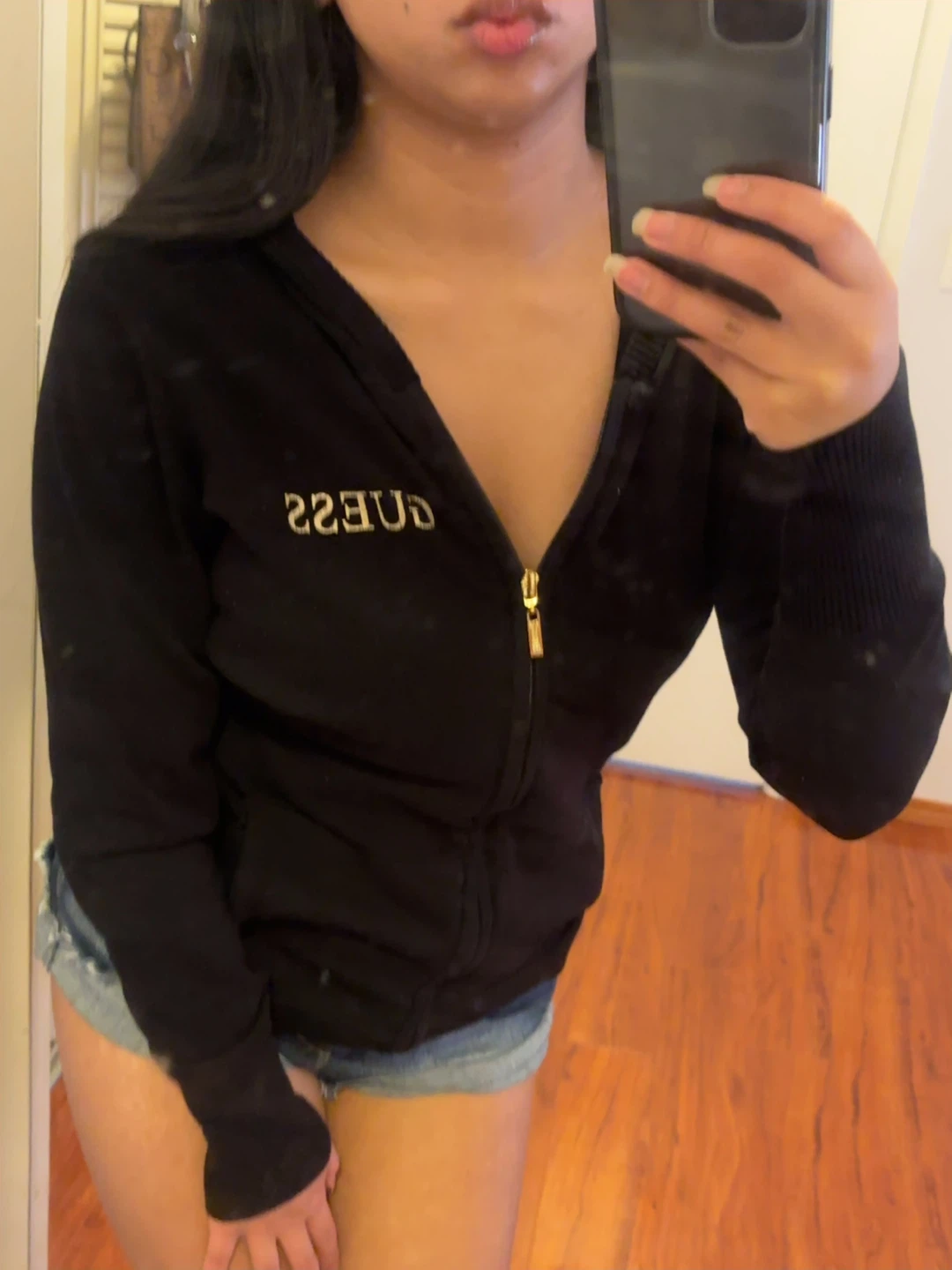 Guess zip up hoodie - photo 2