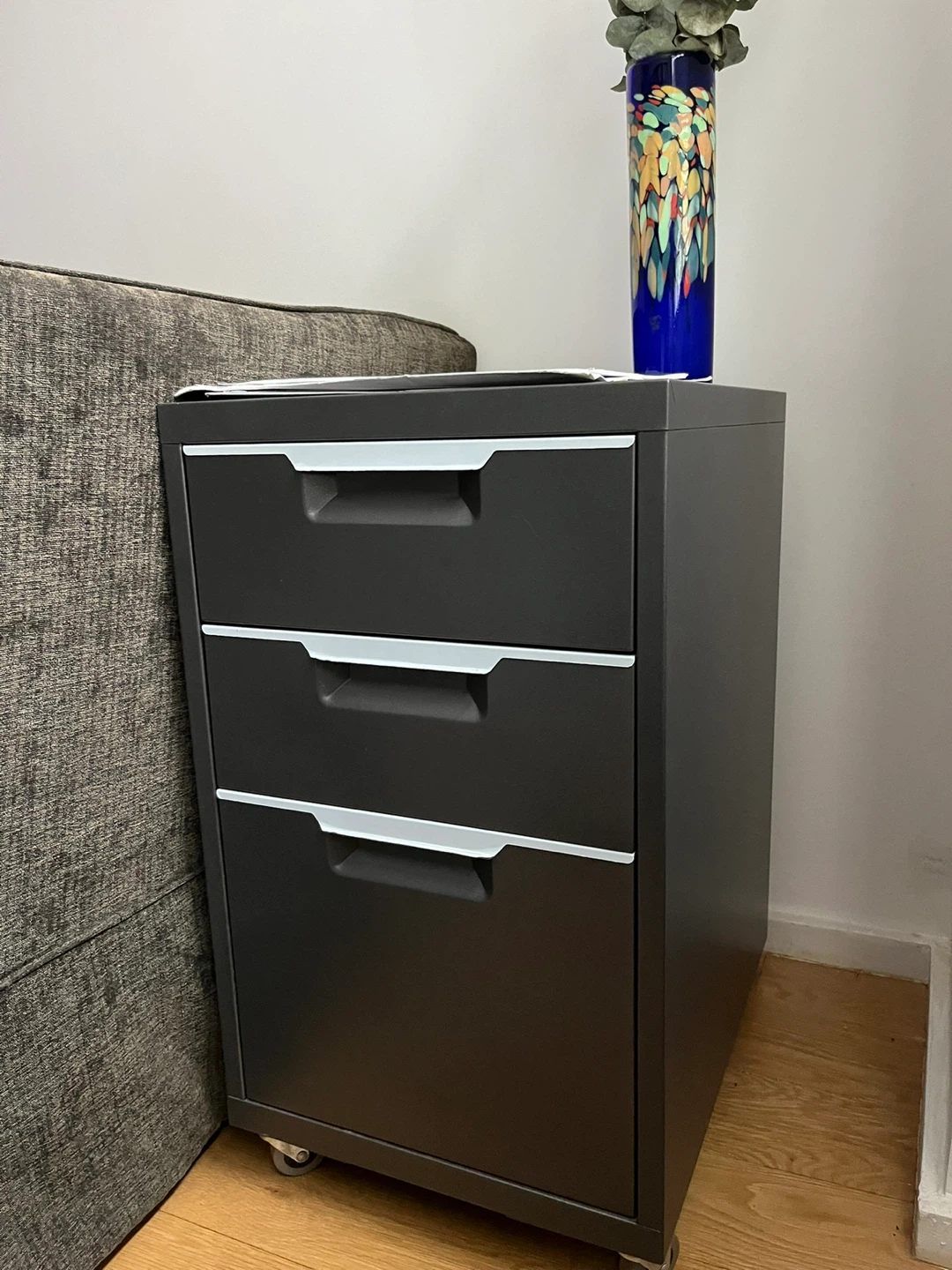 3-Drawer Mobile File Cabinet - photo 2