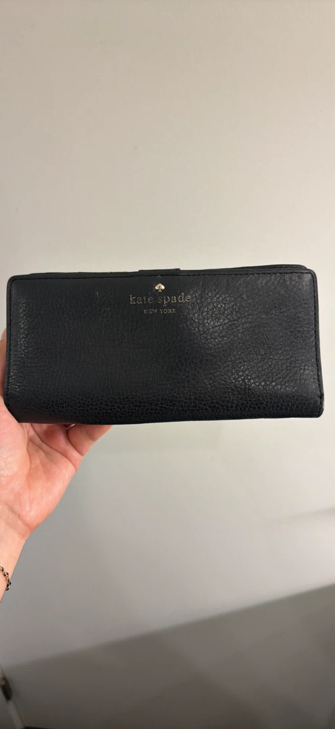 Kate Spade Black Leather Wallet