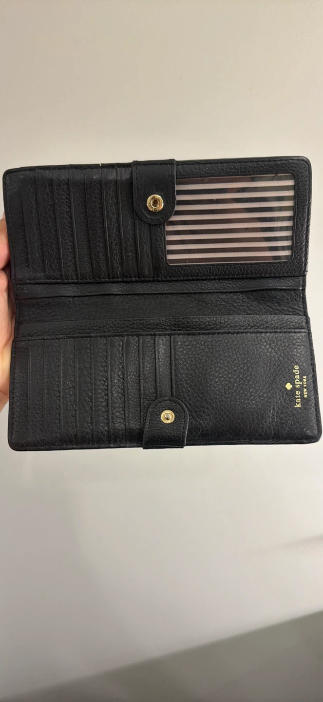Kate Spade Black Leather Wallet - photo 2