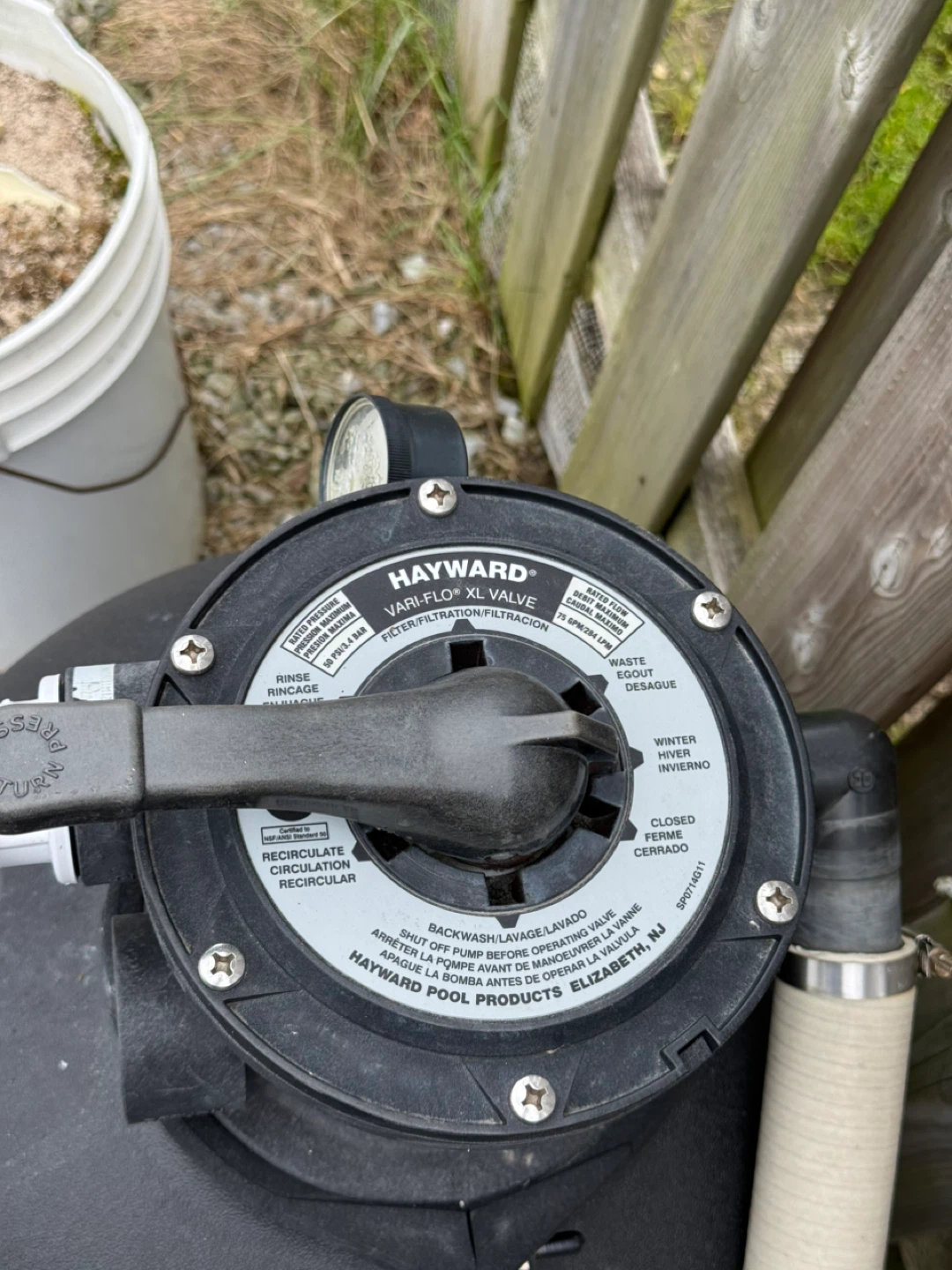 Hayward Sand Master Pool Filter with Pump and Hoses - photo 4
