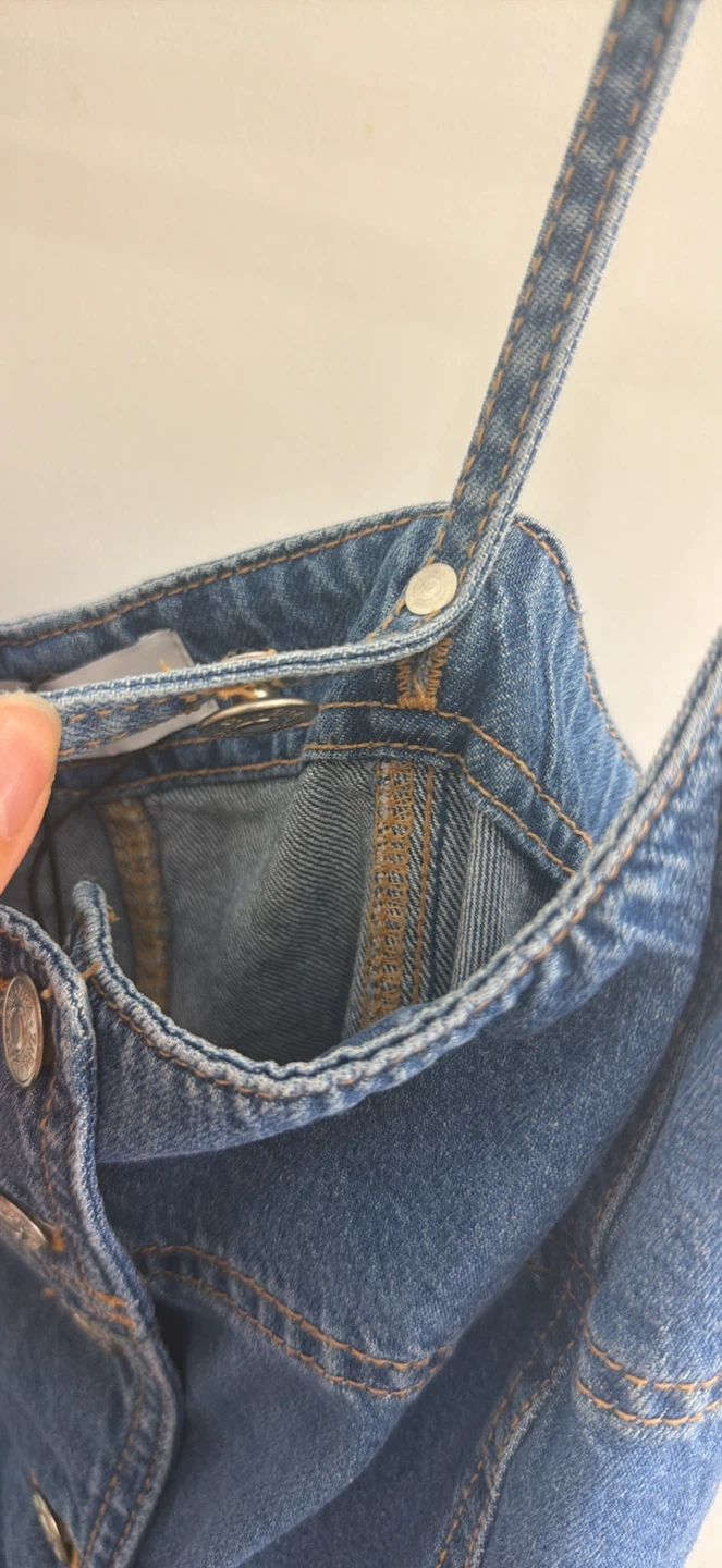 Zara Denim Button-Up Dress Size L - photo 4