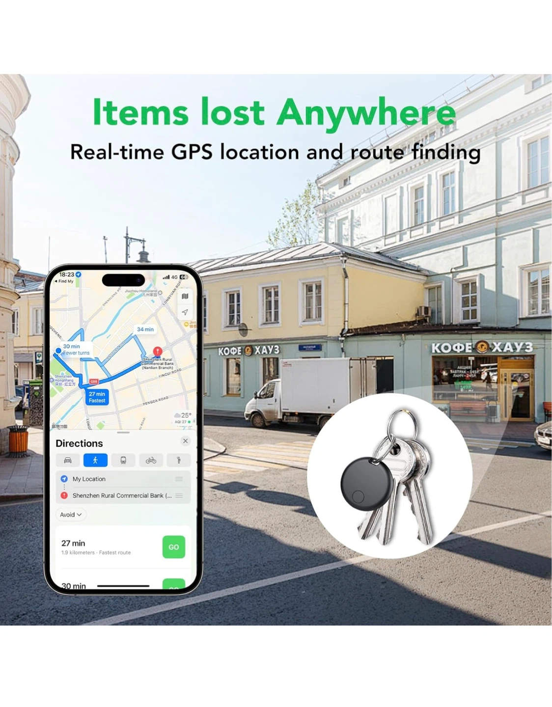 4-Pack Smart Tag Item Tracker (Works with Apple Find My) - photo 4