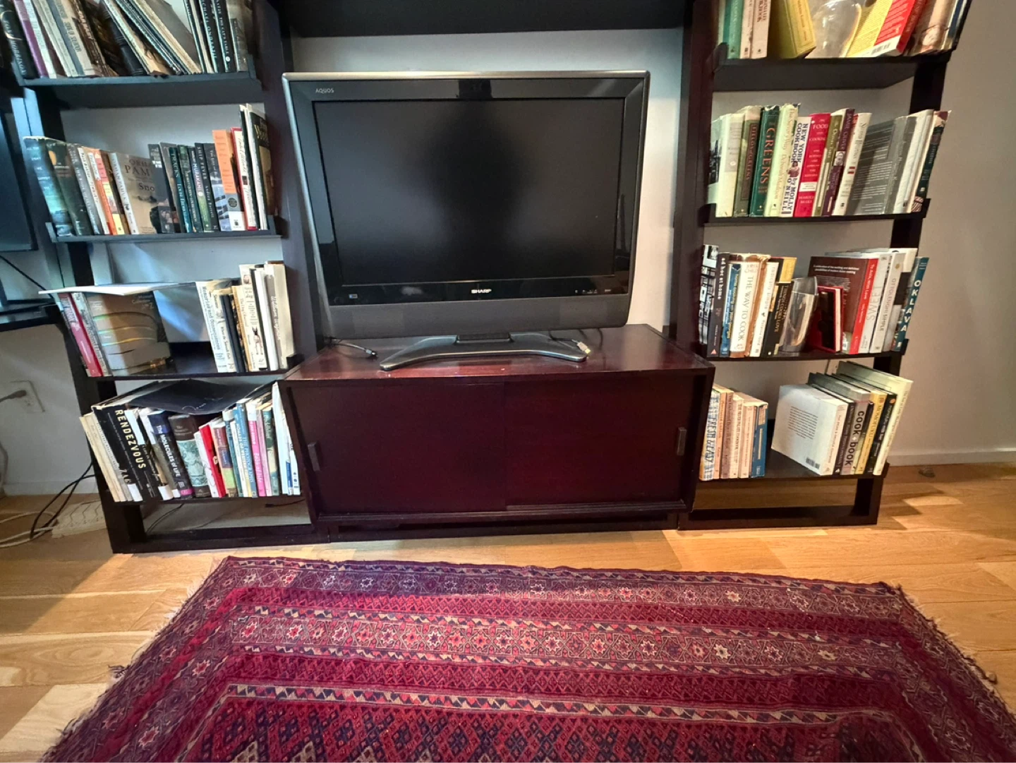 West Elm solid wood wall unit - photo 4