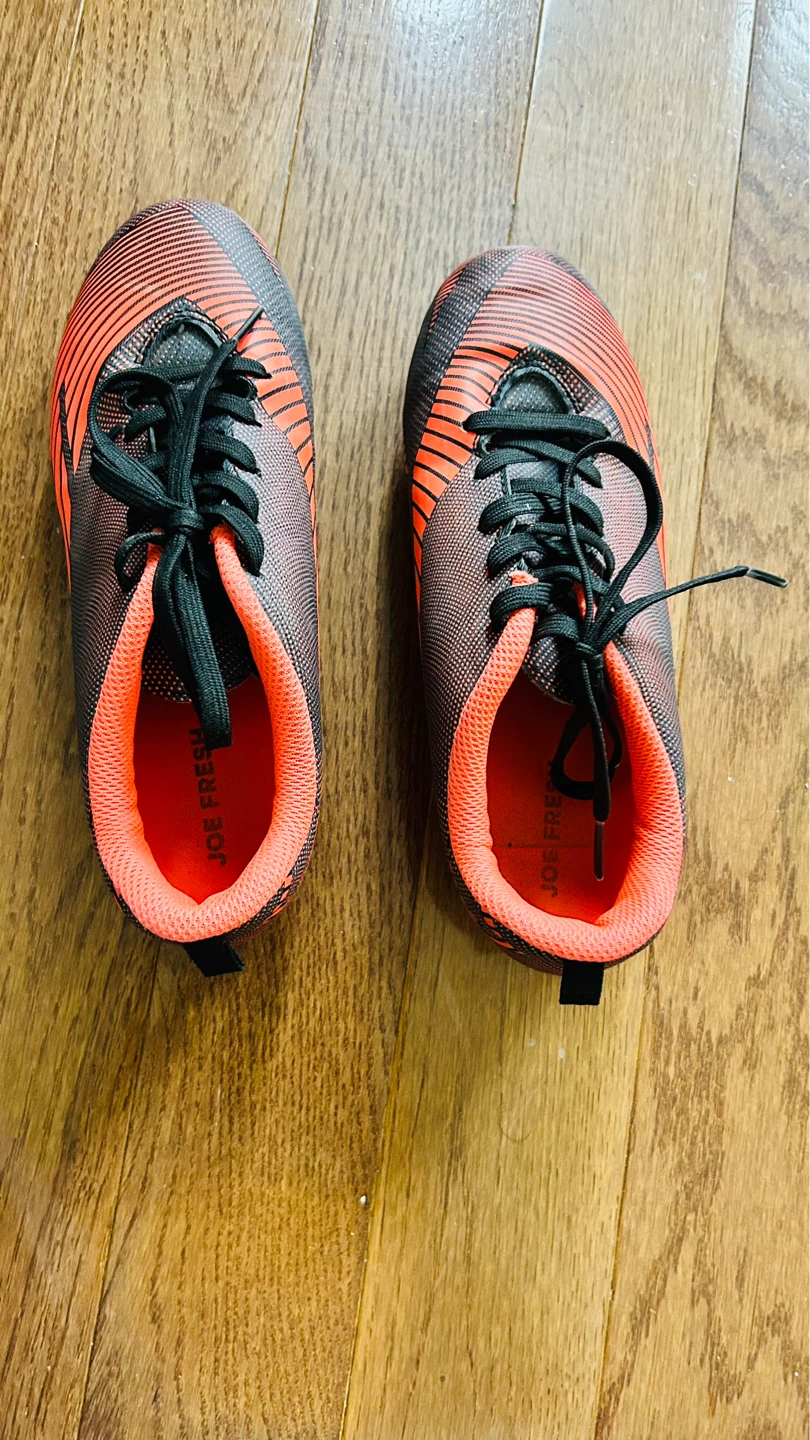 Joe Fresh Soccer Cleats - Orange/Black