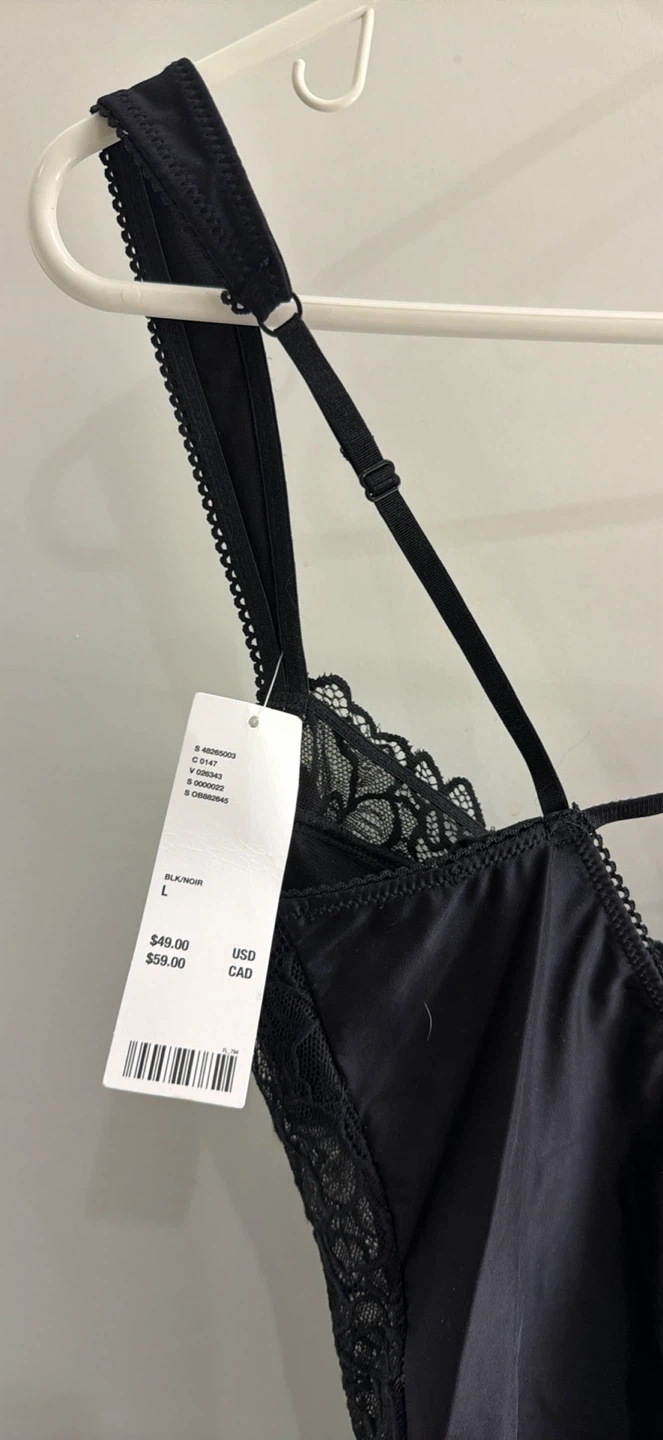 Urban Outfitters Black Lace Bodysuit - Size L BNWT - photo 3