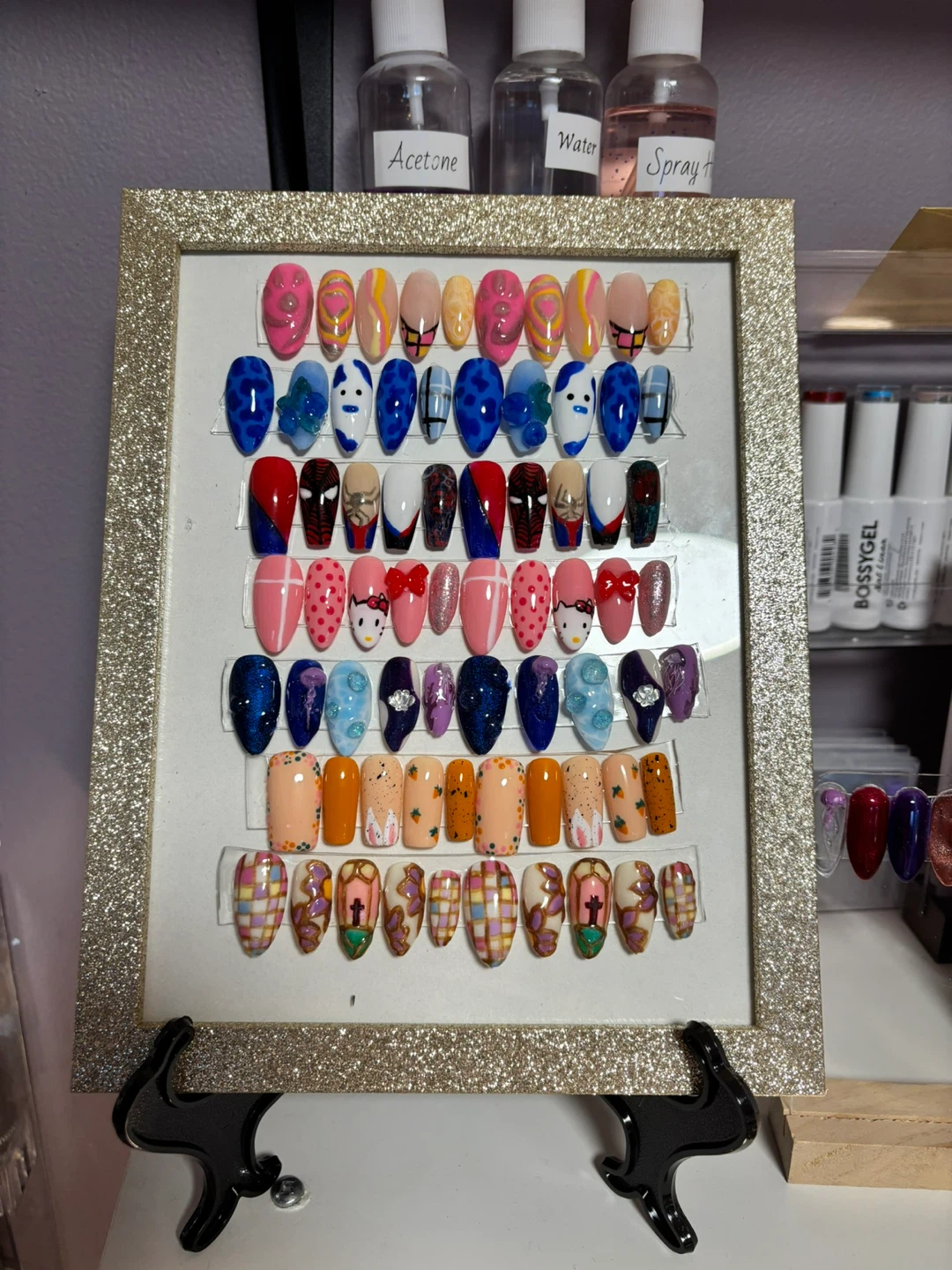 Custom press-on nails