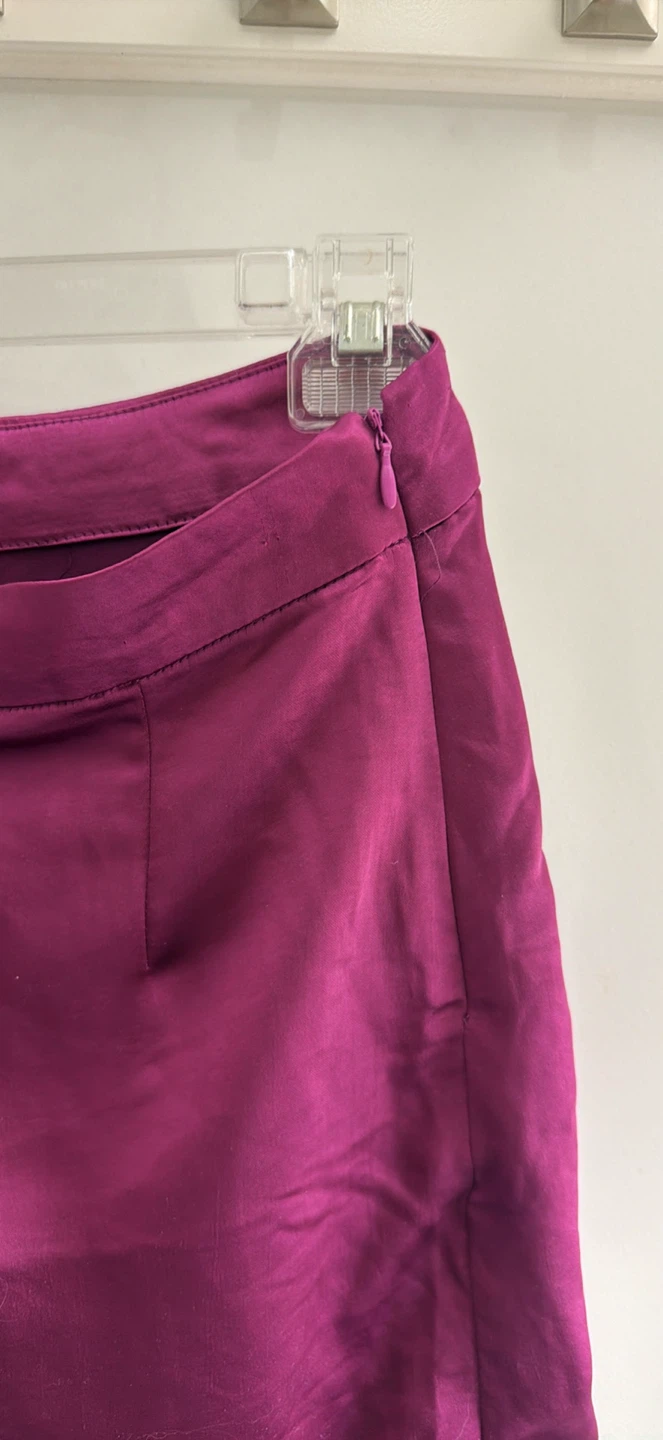 DYNAMITE Mini Satin Skirt - Magenta - Size M - photo 2