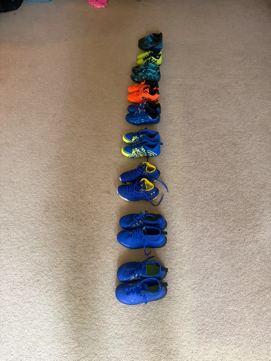 Soccer/BB Cleats - Assorted Brands and Sizes