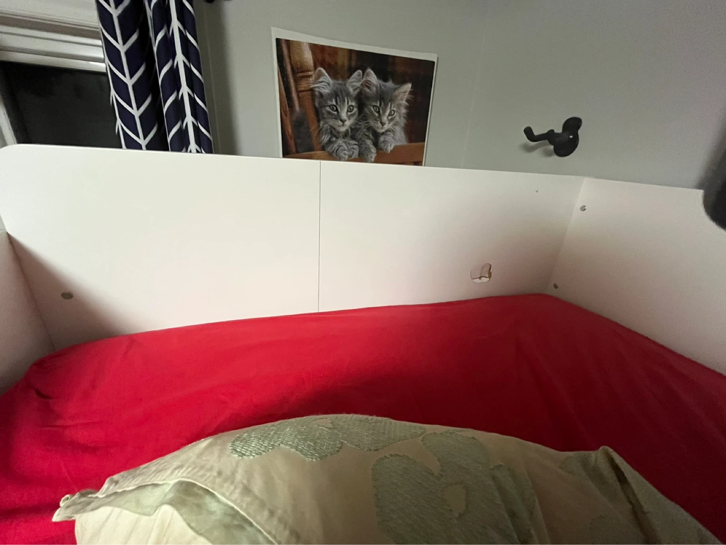 IKEA SMÅSTAD White Loft Bed with Desk and Storage - photo 4