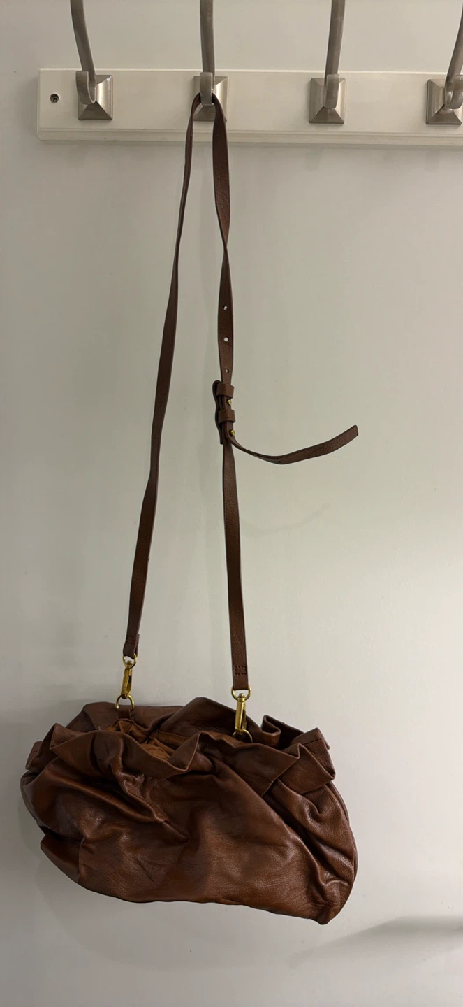 Anthropologie Brown crossbody bag