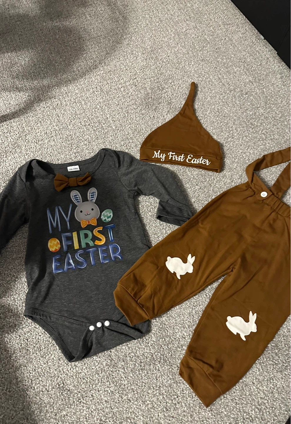 Baby "My First Easter" 3-Piece Outfit