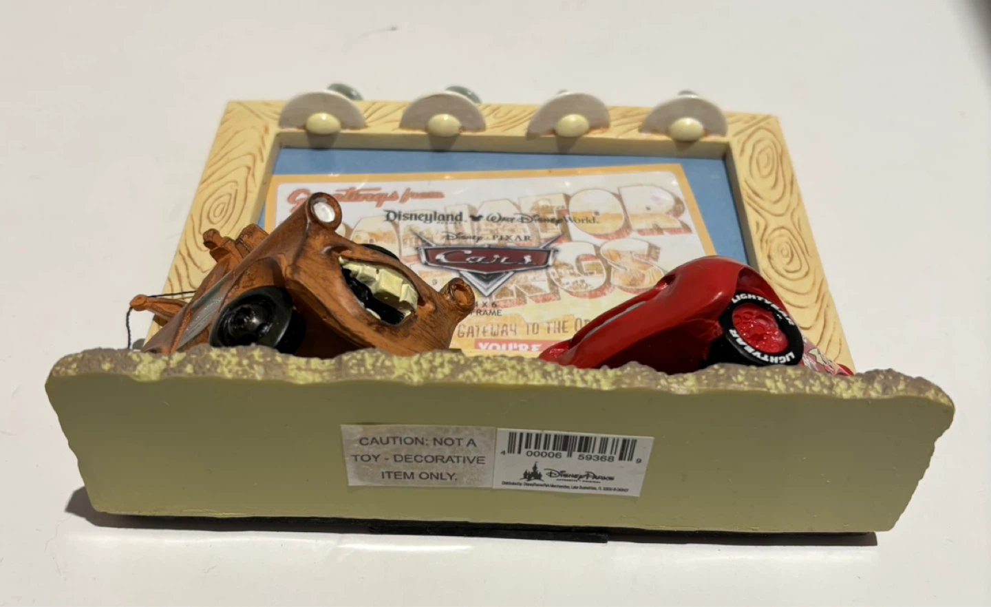 Disney Parks 3D Cars Frame Lightning McQueen & Tow Mater Rare - photo 4