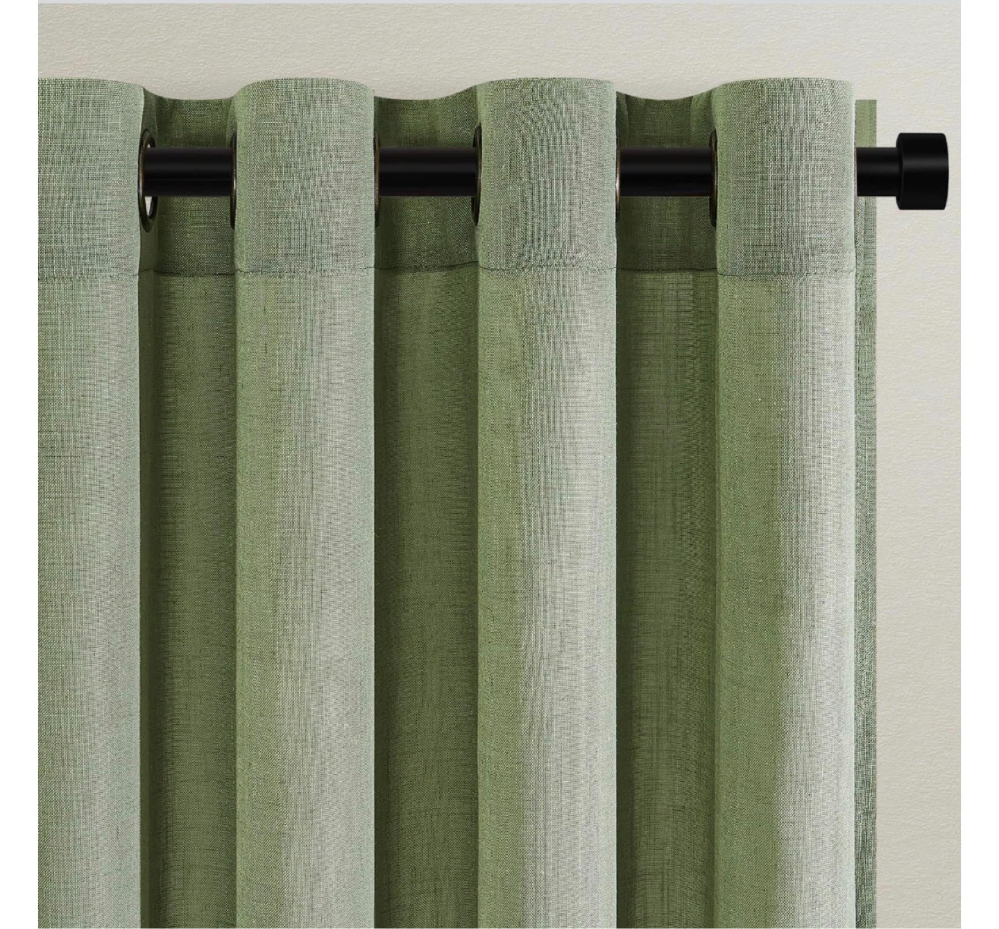 Green Boho Curtains