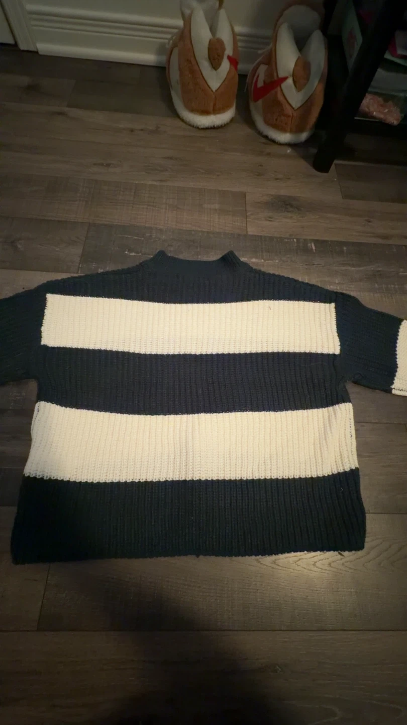 Striped Knit Sweater - photo 2
