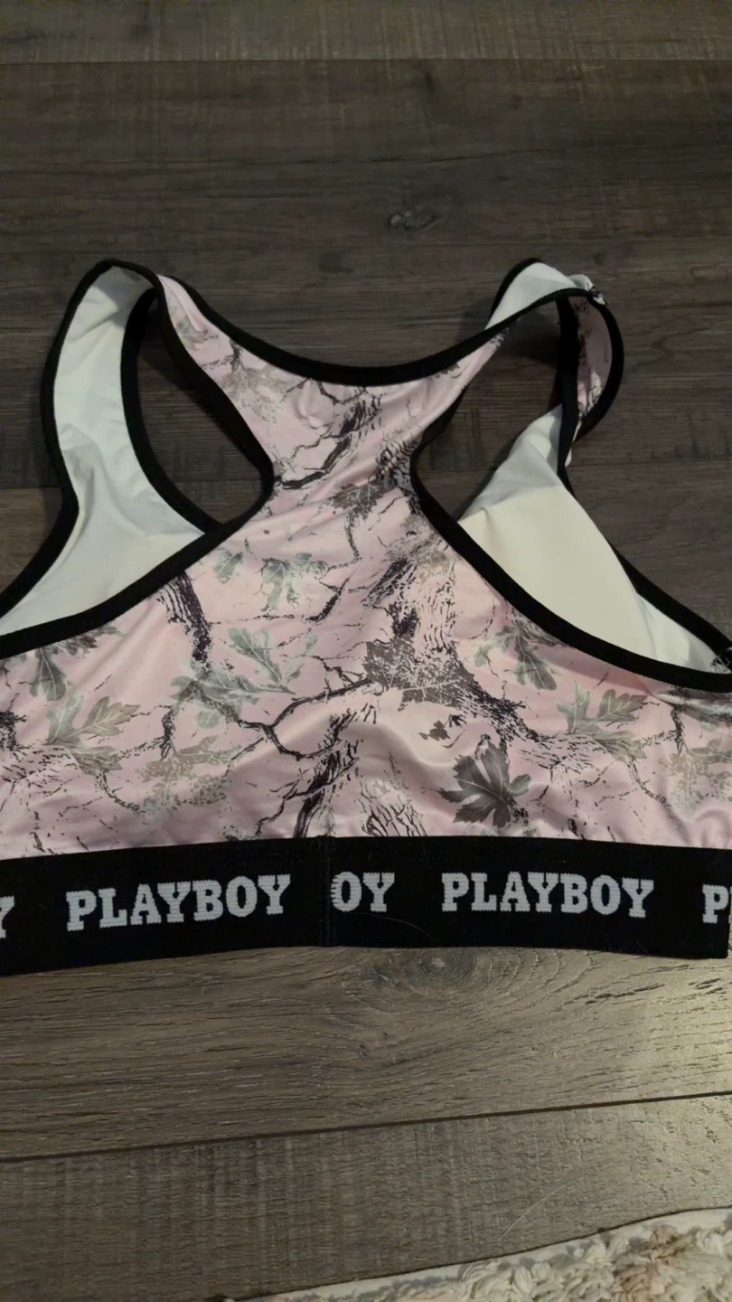 Playboy Pink Camo Sports Bra - photo 2