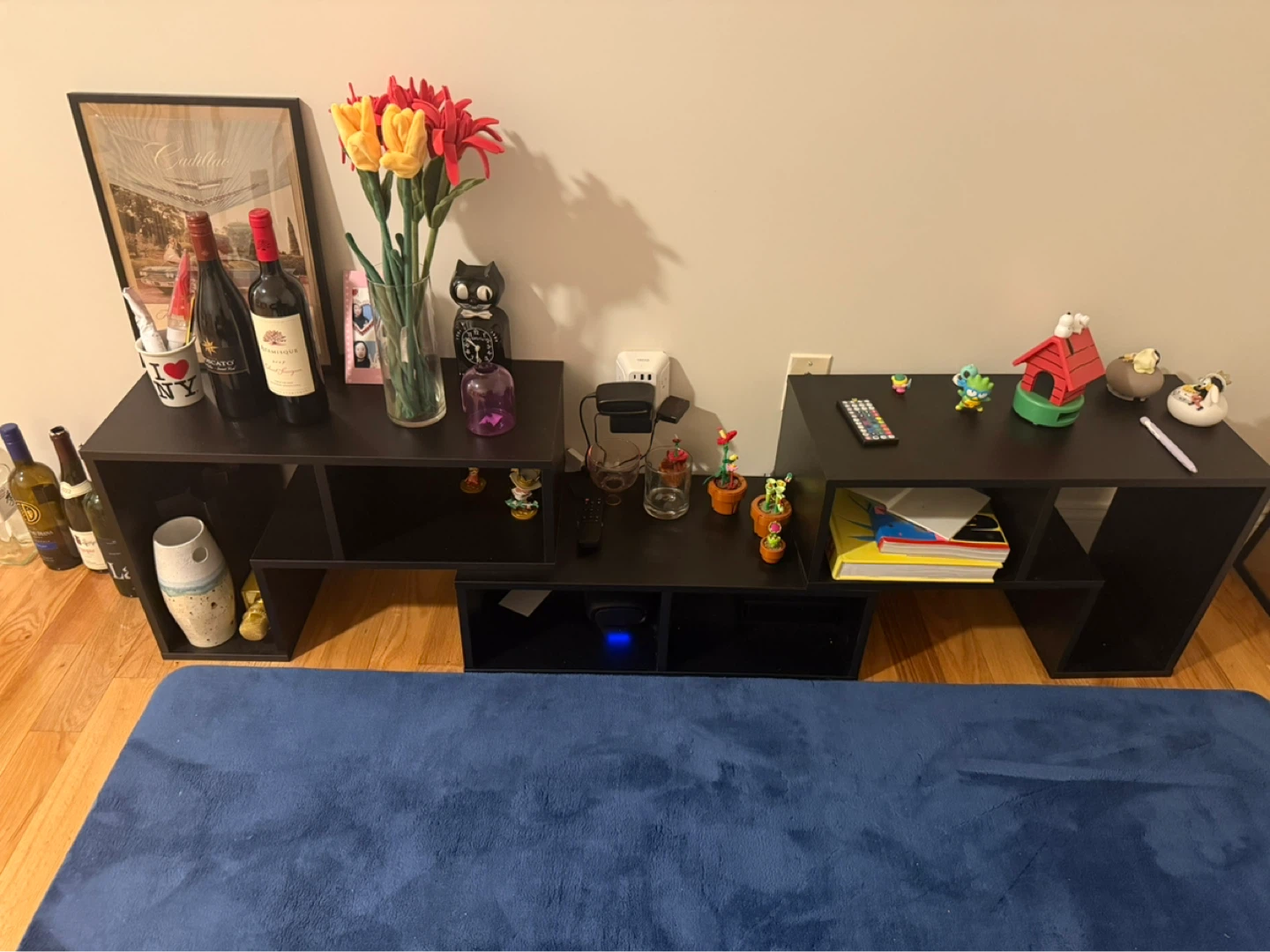 Black TV Stand / Media Console - photo 2