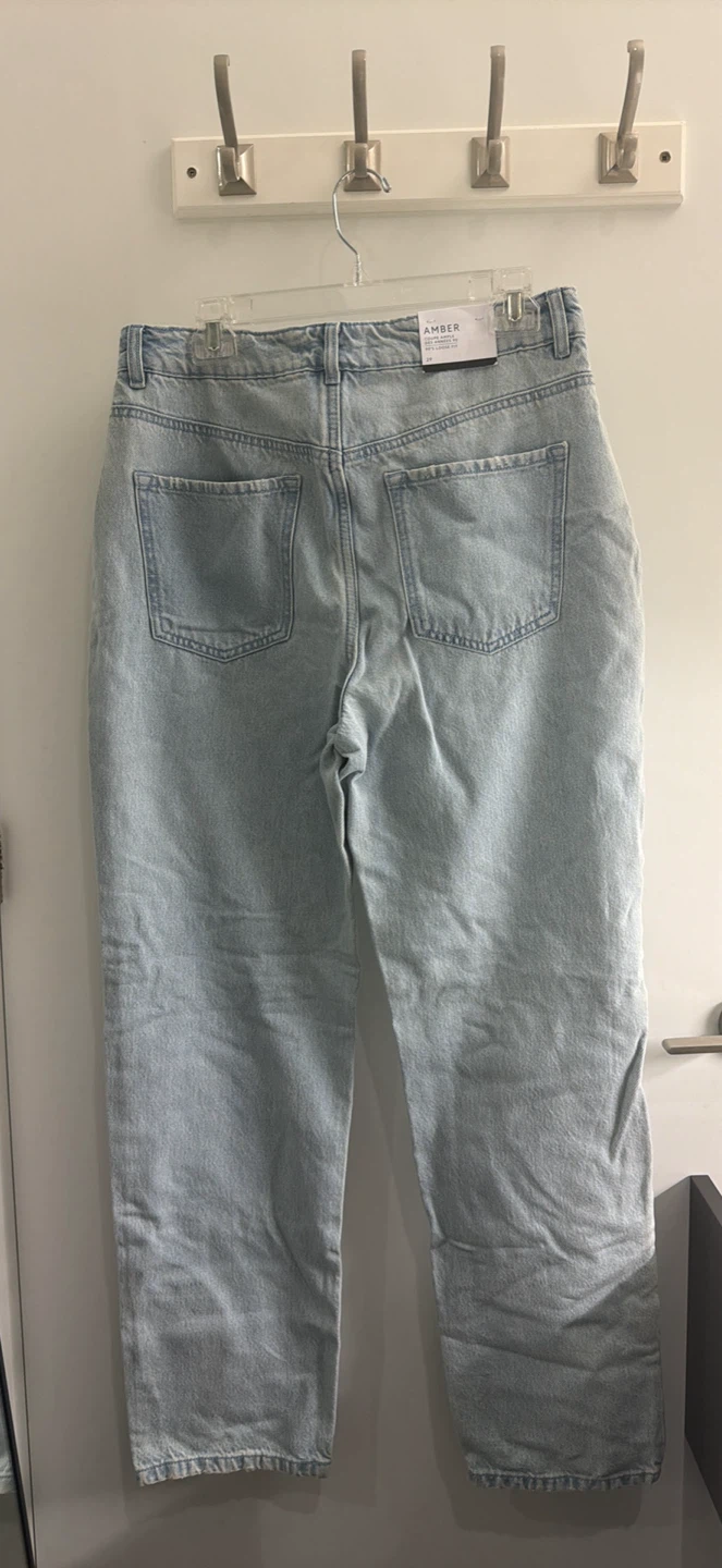 Dynamite Amber Jeans - Light Wash Denim - Size 29 - photo 4