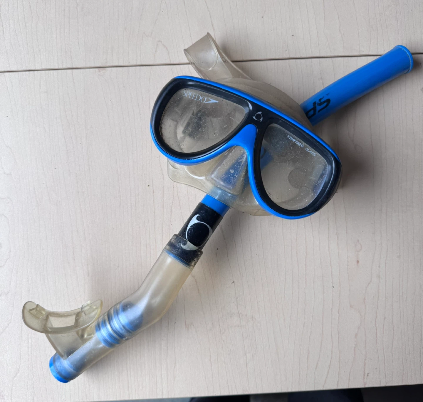 Speedo Snorkel Mask and Fins Set - Blue - photo 2