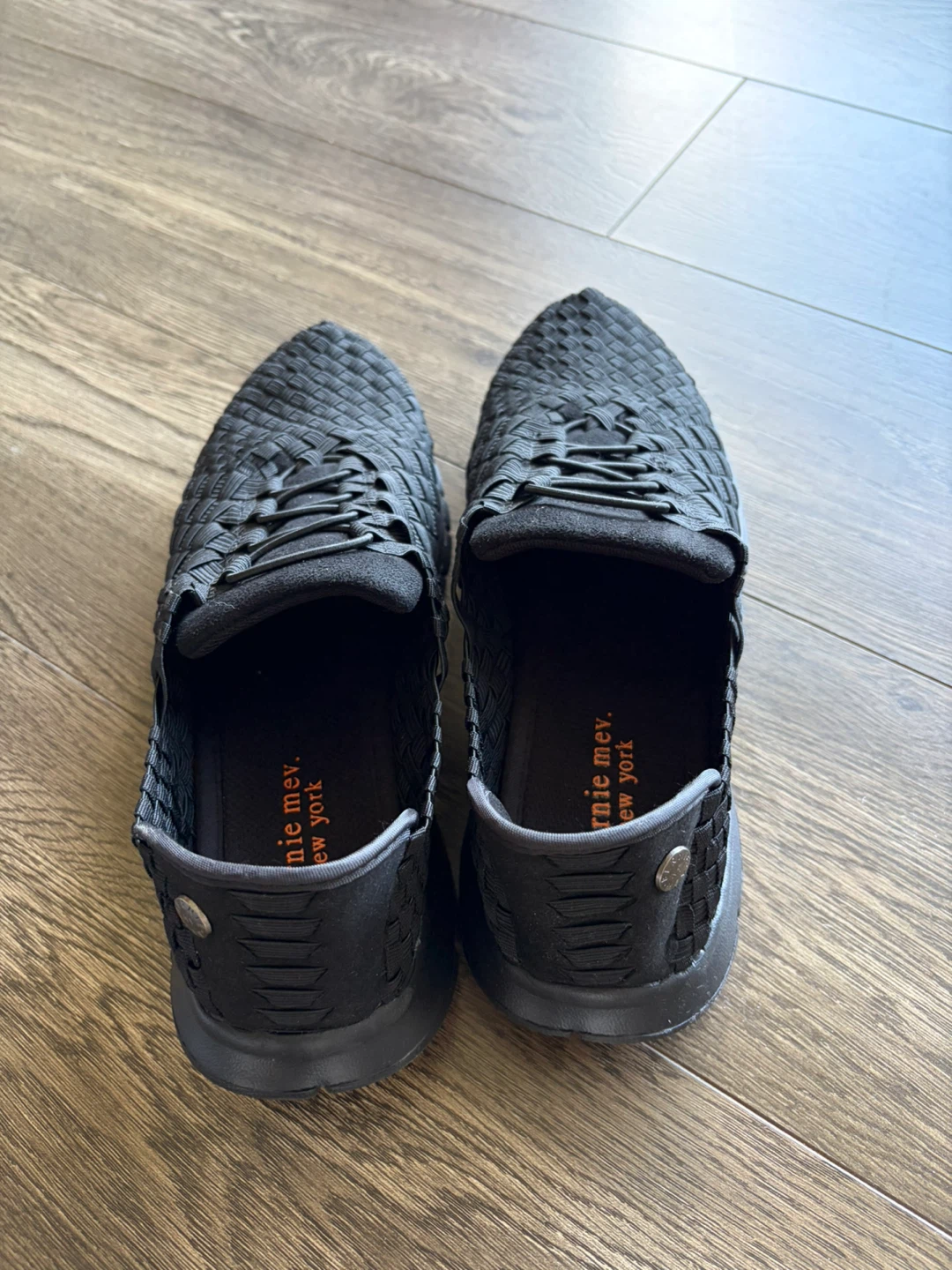Sz 42 /10W Bernie Mev. New York Woven Slip-On Shoes - Black - photo 4