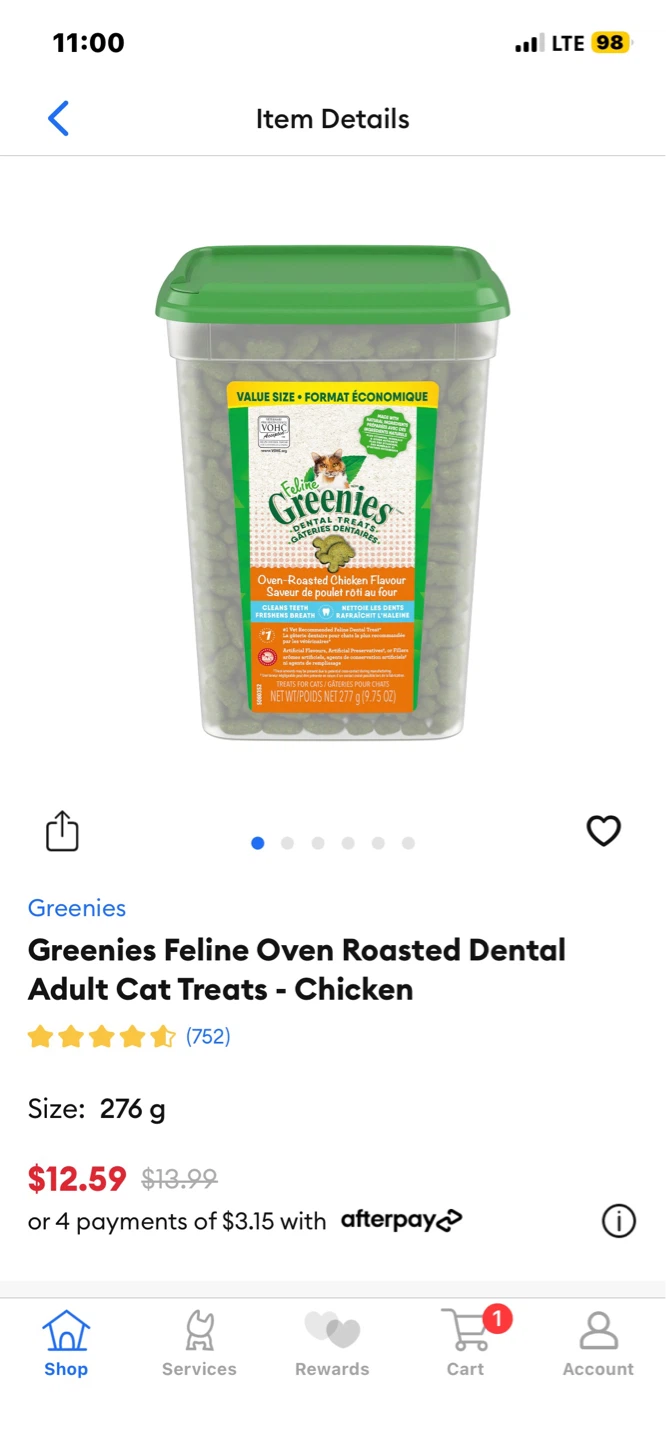 Greenies Cat Treats (Opened) - photo 4