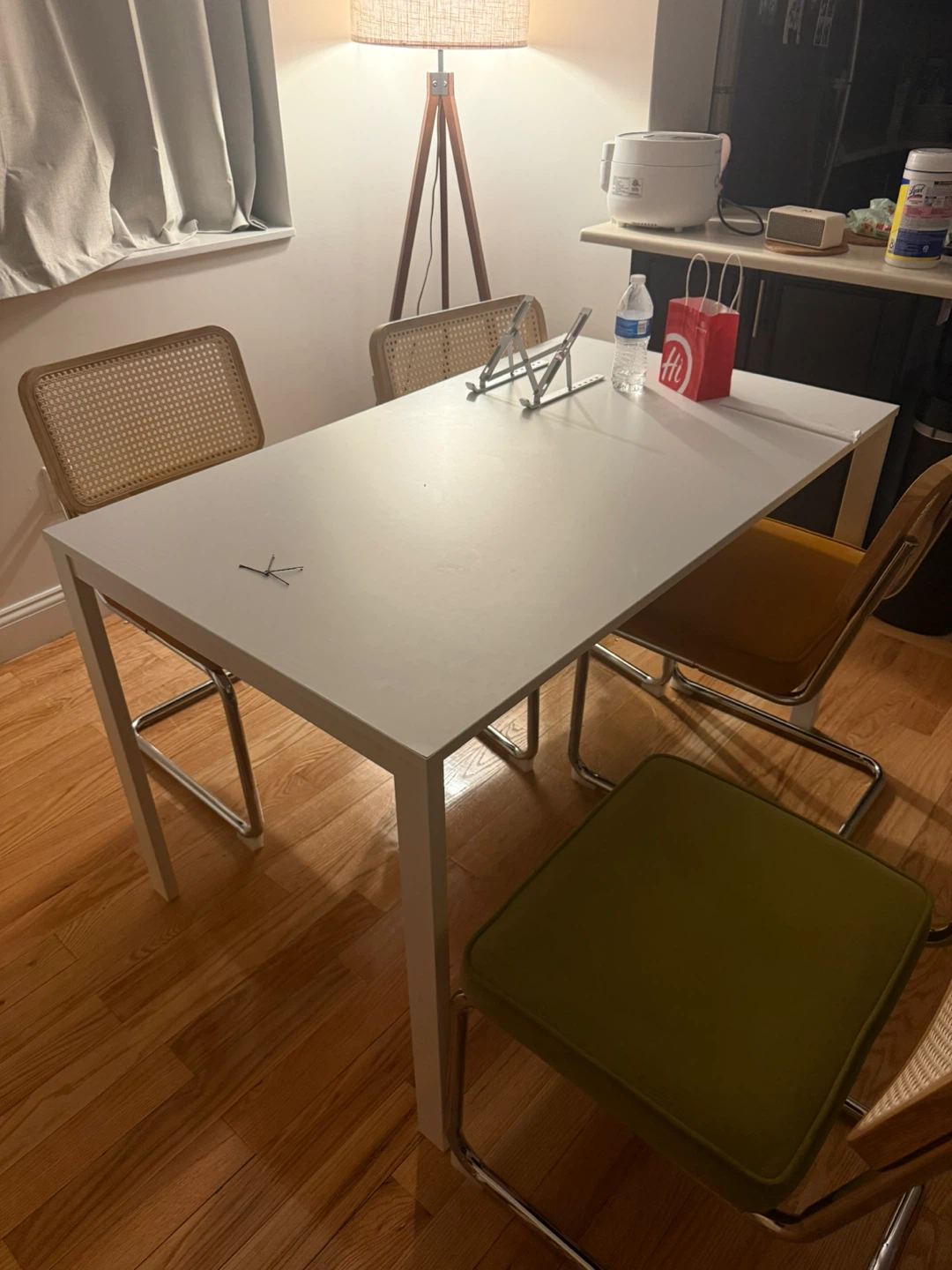 IKEA White Dining Table - 125cm x 74cm