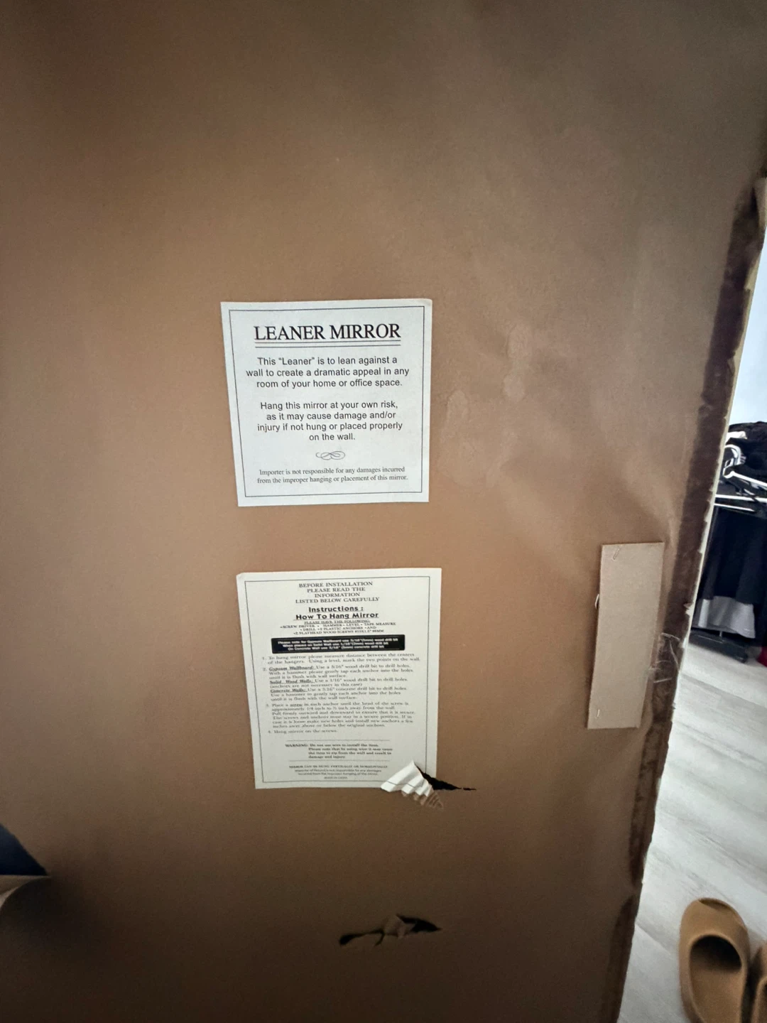 Leaner Mirror HomeGoods 65x31” - photo 2