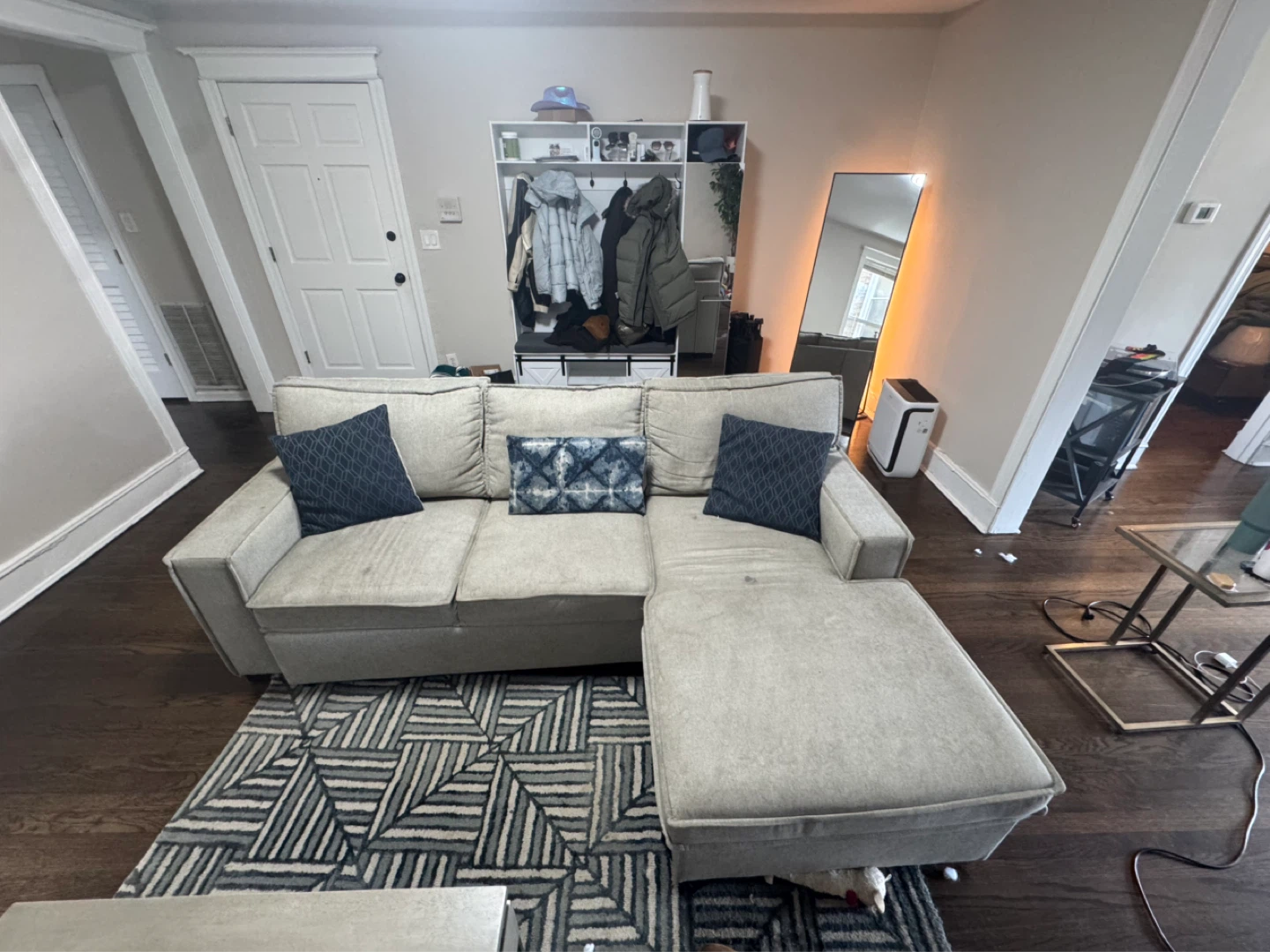Sectional Sofa with Storage Chaise