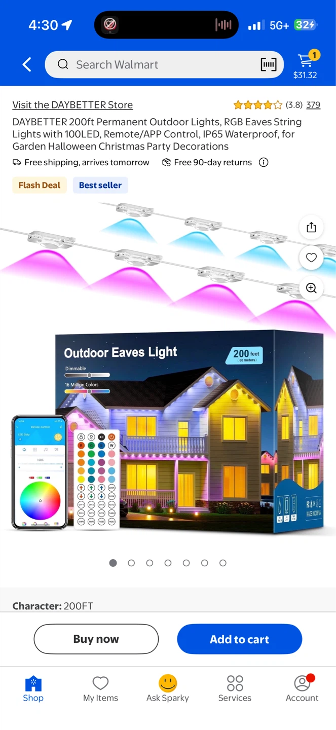 Smart RGB+IC Permanent Outdoor Lights 200FT 96 Lights - photo 4