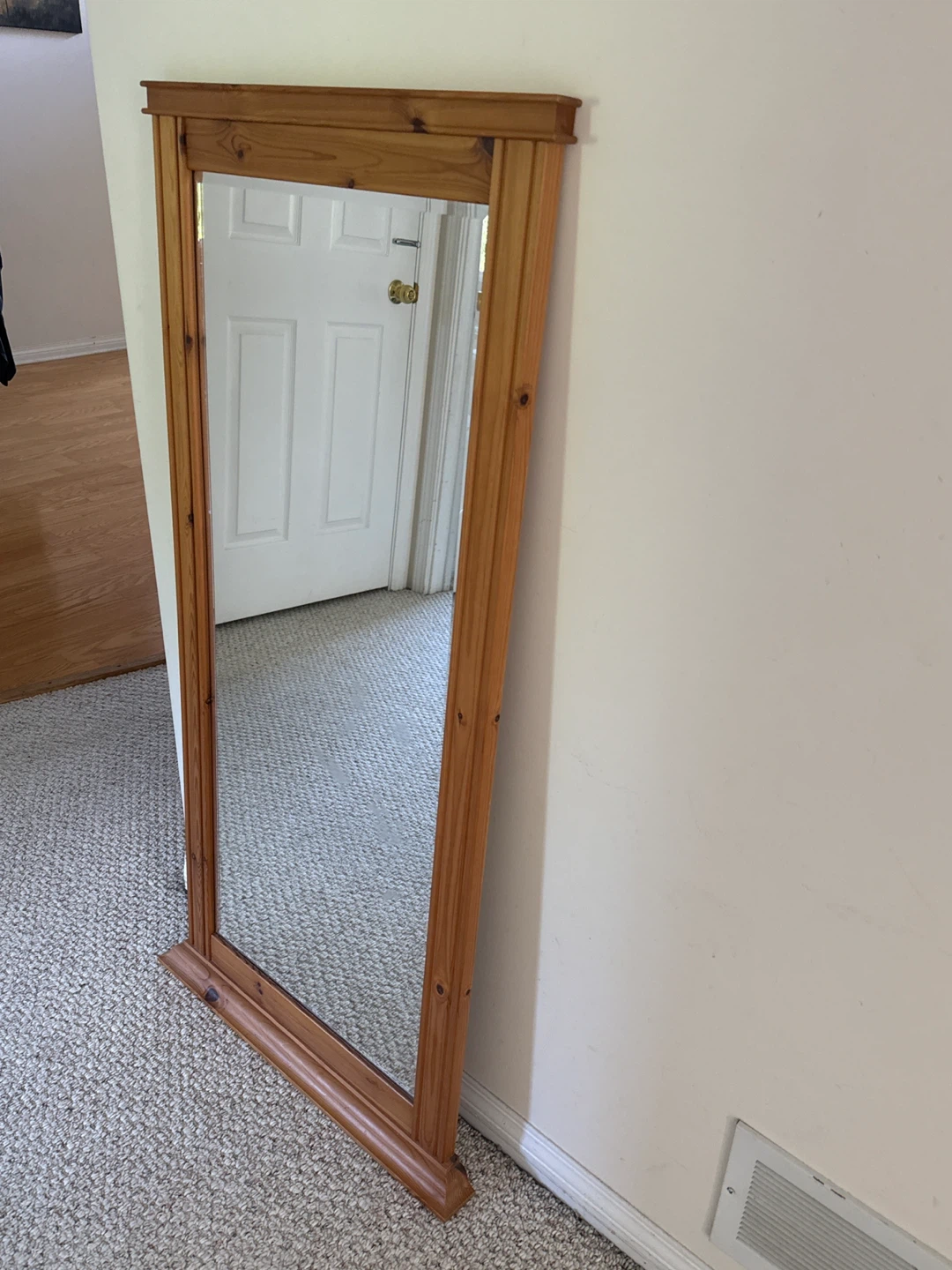 Wooden Framed Full Length Mirror - photo 2