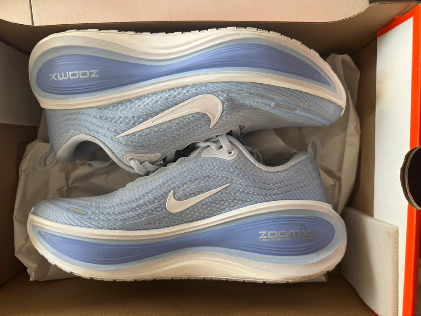 Nike Vomero Plus Running Shoes - Light Blue/White
