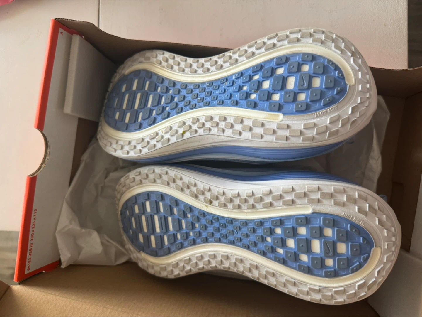 Nike Vomero Plus Running Shoes - Light Blue/White - photo 3