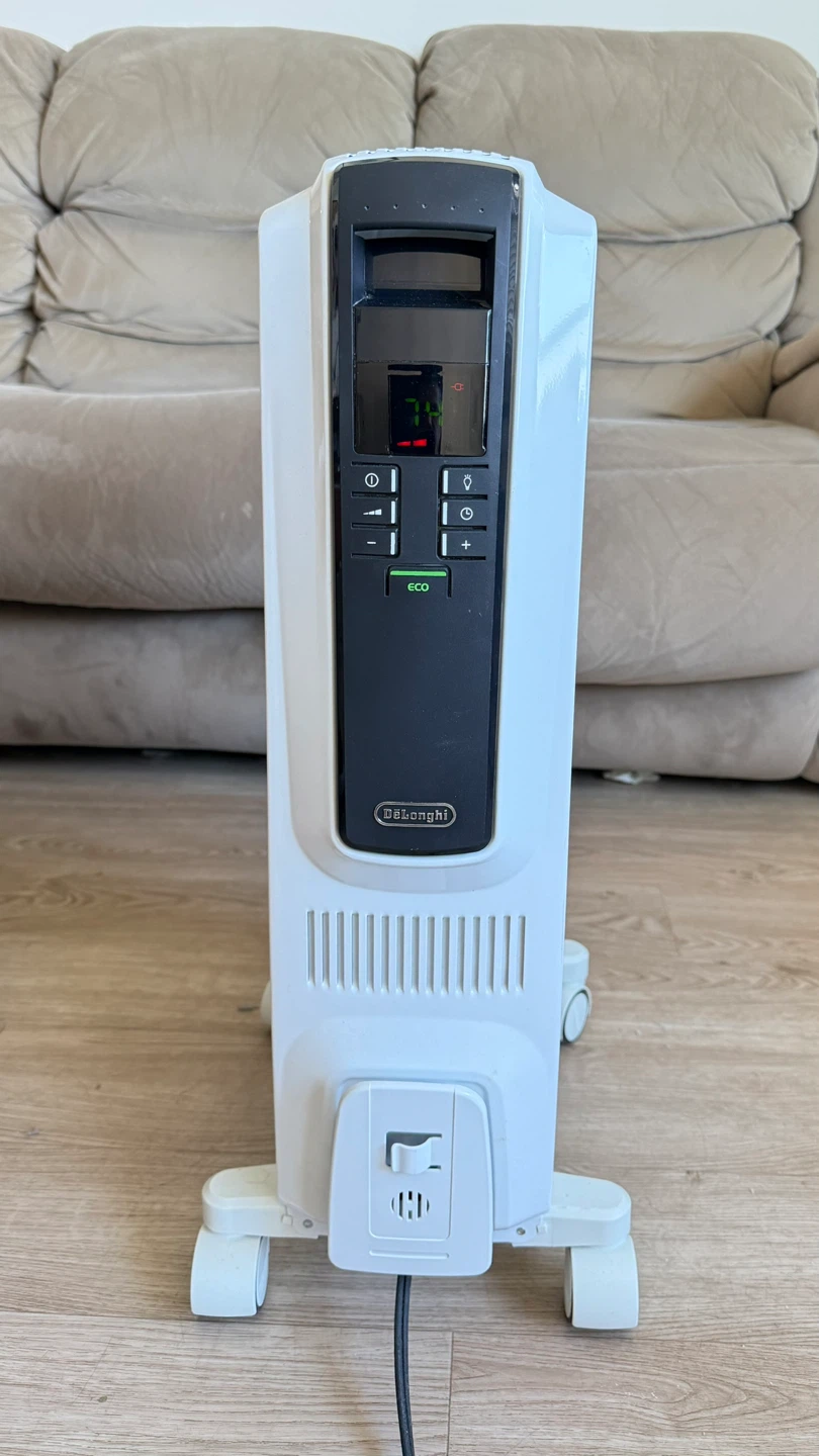 DeLonghi White Oil-Filled Radiator Heater - photo 2