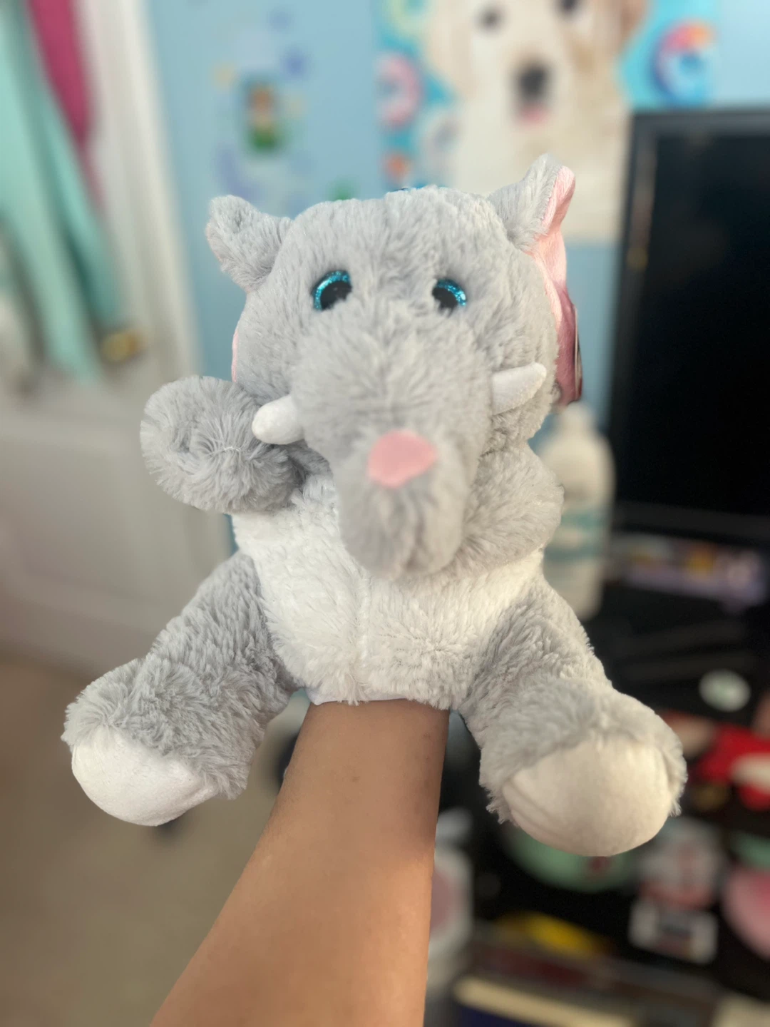Snugz Elephant Plush Puppet Toy