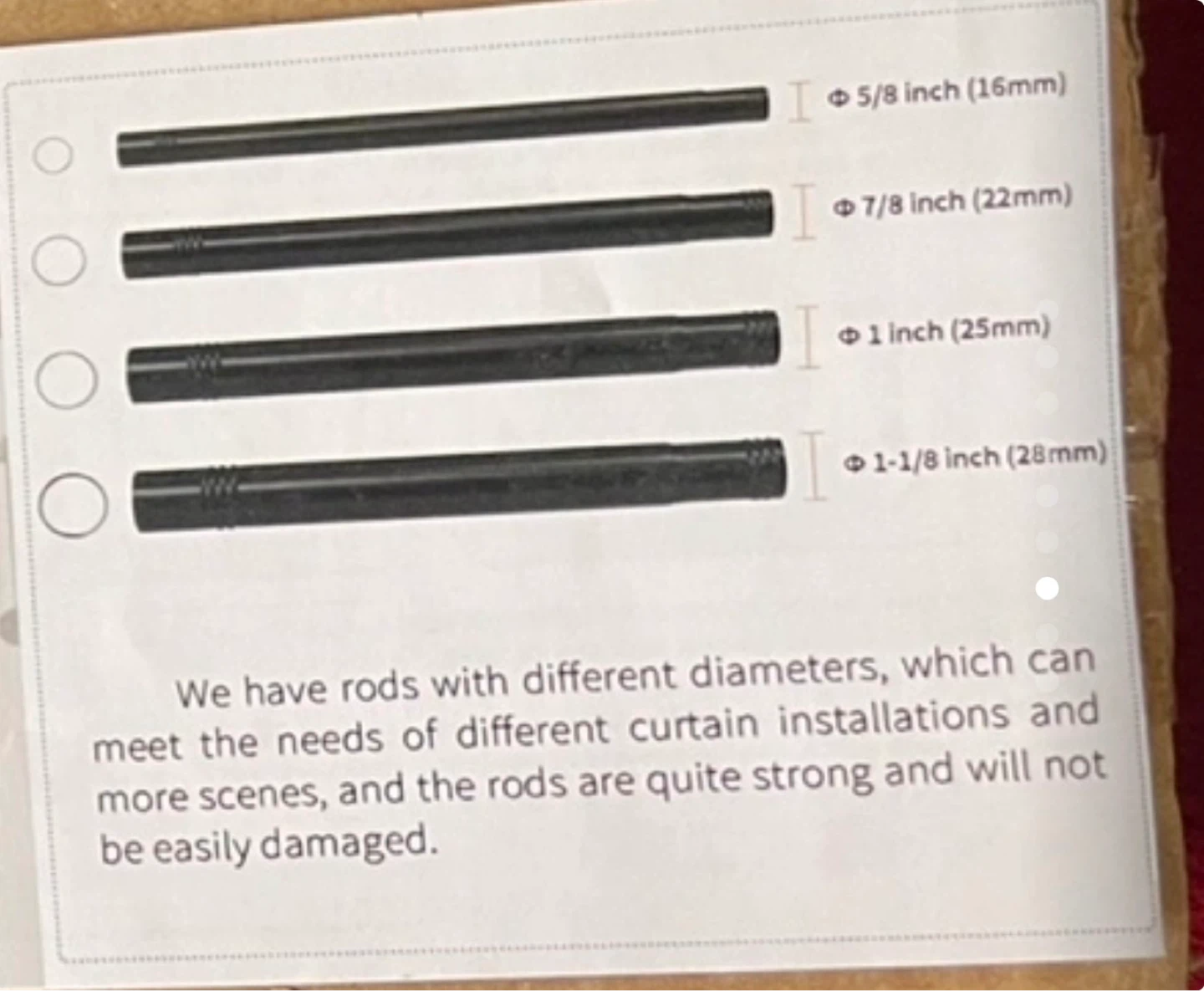 New Full Size Adjustable Curtain Rod - photo 3
