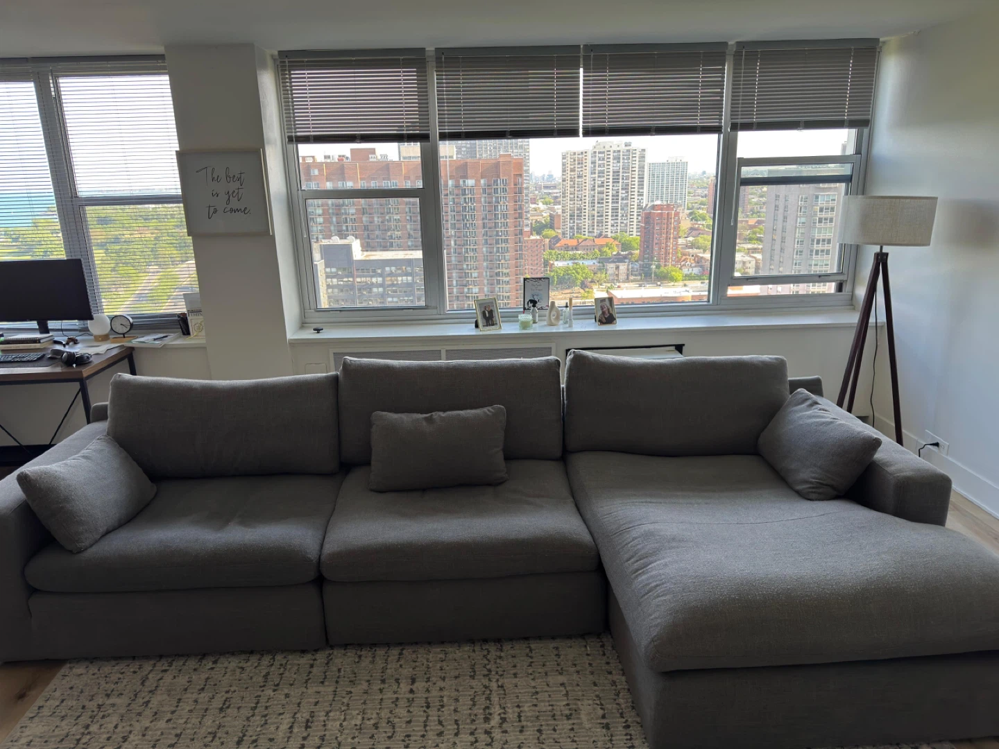 Gray Sectional Couch