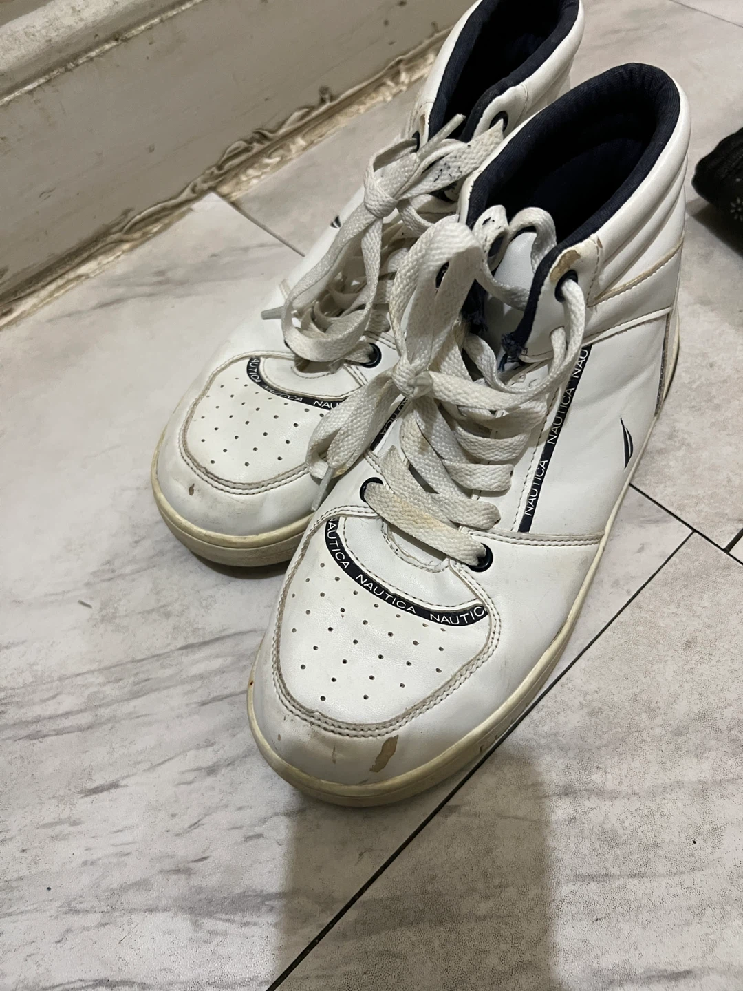 Nautica White High-Top Sneakers