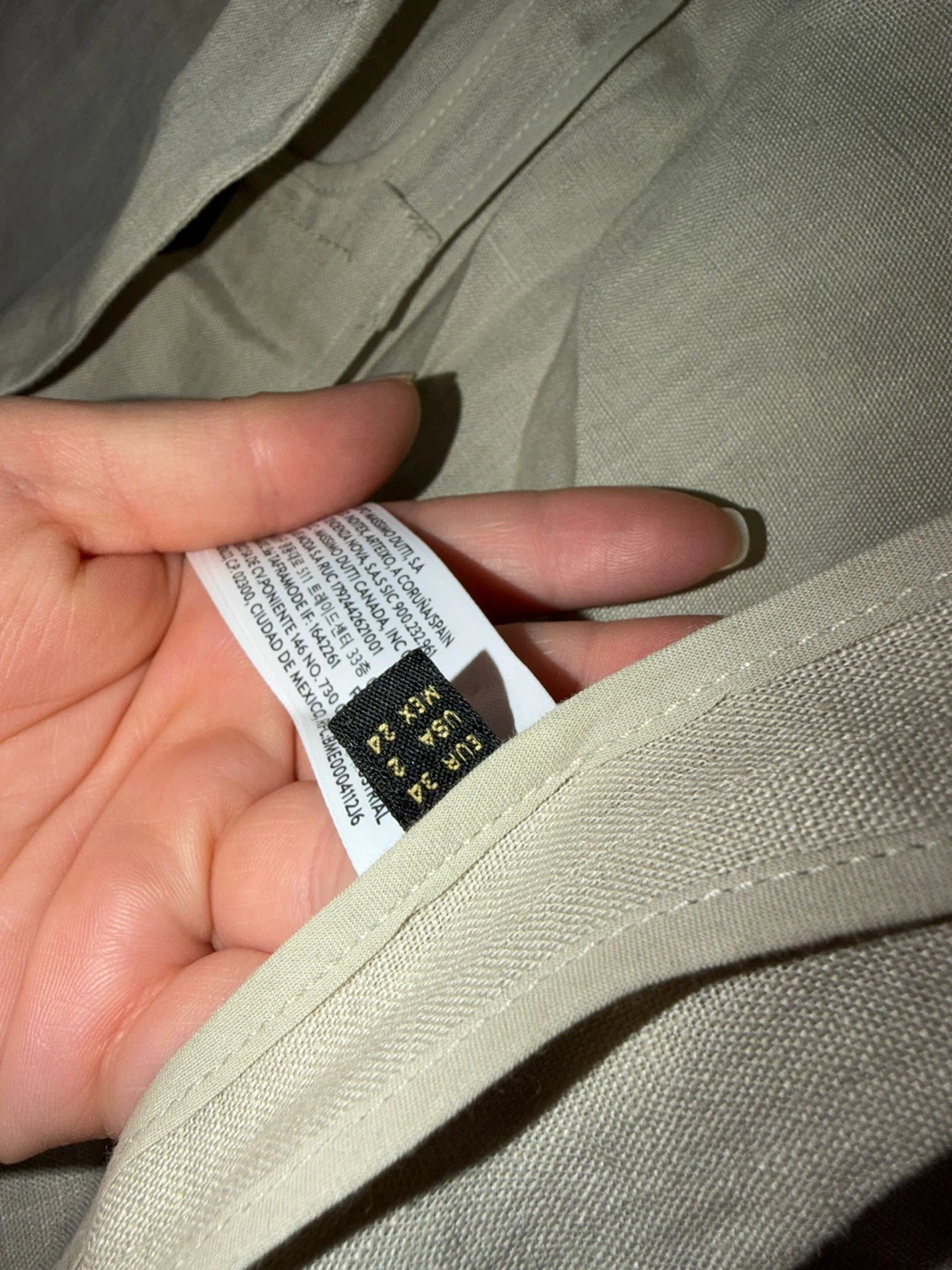 Massimo Dutti Beige Linen Blazer - photo 3
