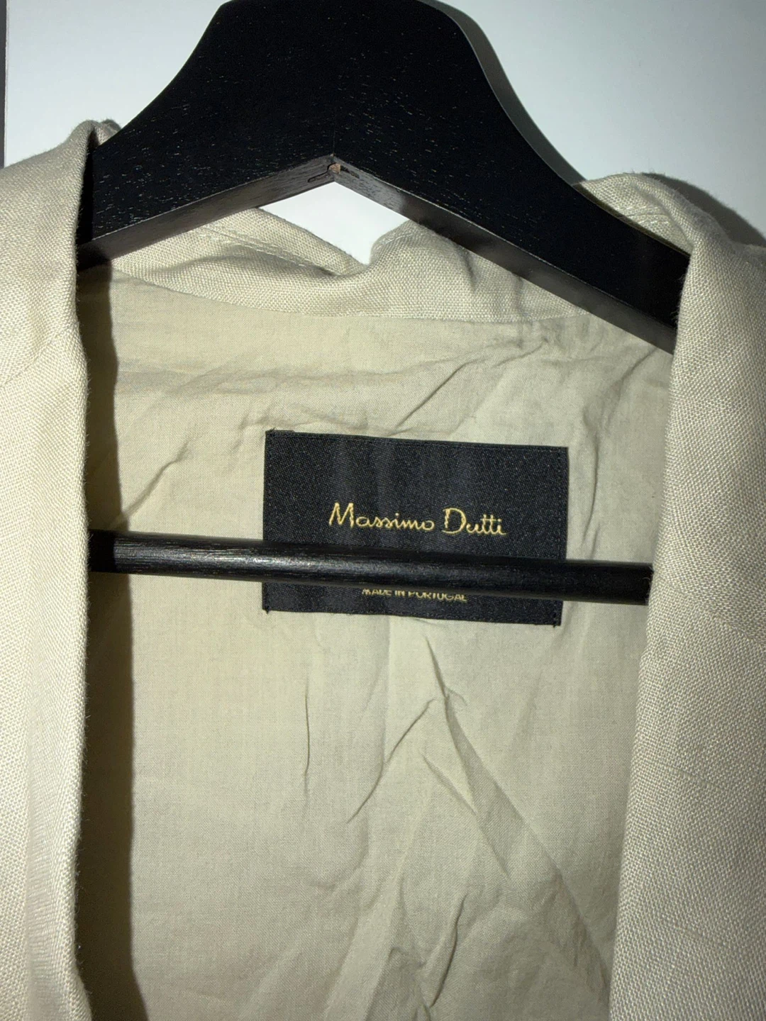 Massimo Dutti Beige Linen Blazer - photo 4