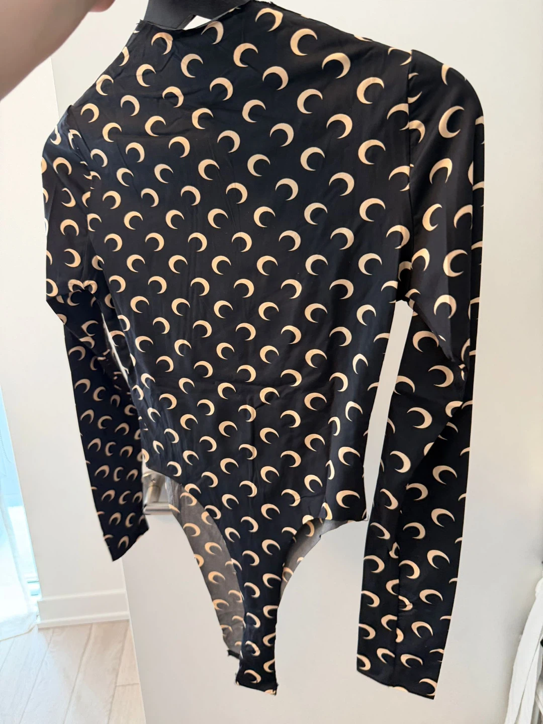 Chantel Collection Moon Print Bodysuit - Size Medium - photo 3