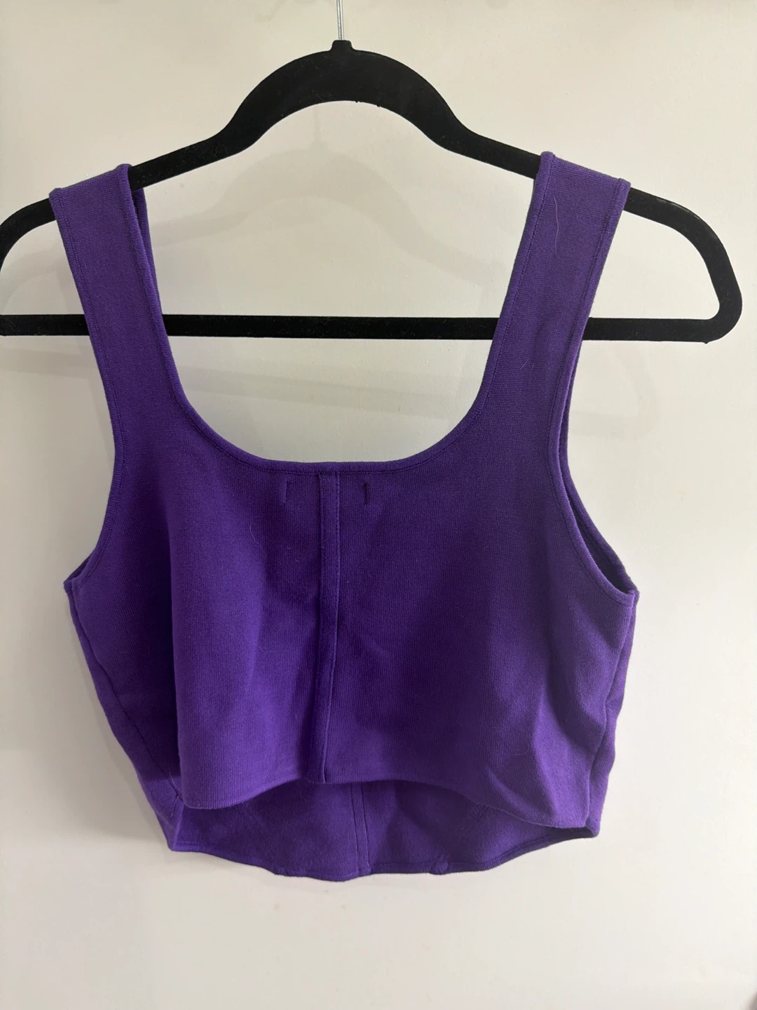 House of Harlow Purple Cropped Tank Top - Size L - photo 3