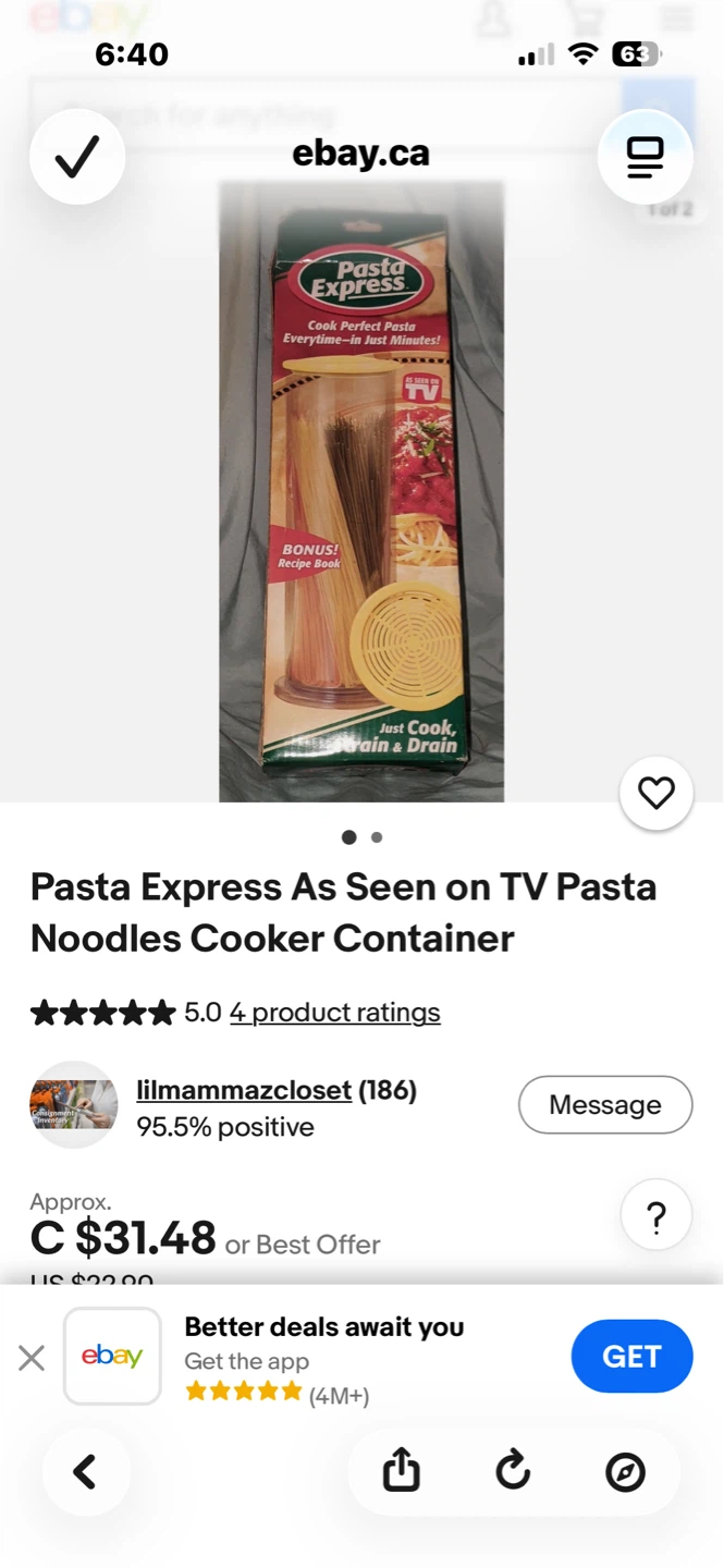 Pasta Express Noodles Cooker Container - As Seen on TV - photo 3