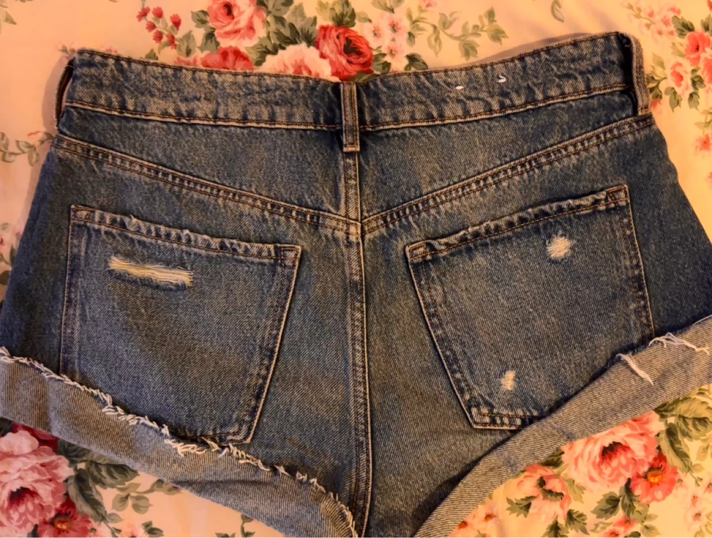 garage festival shorts in lila blue - photo 2