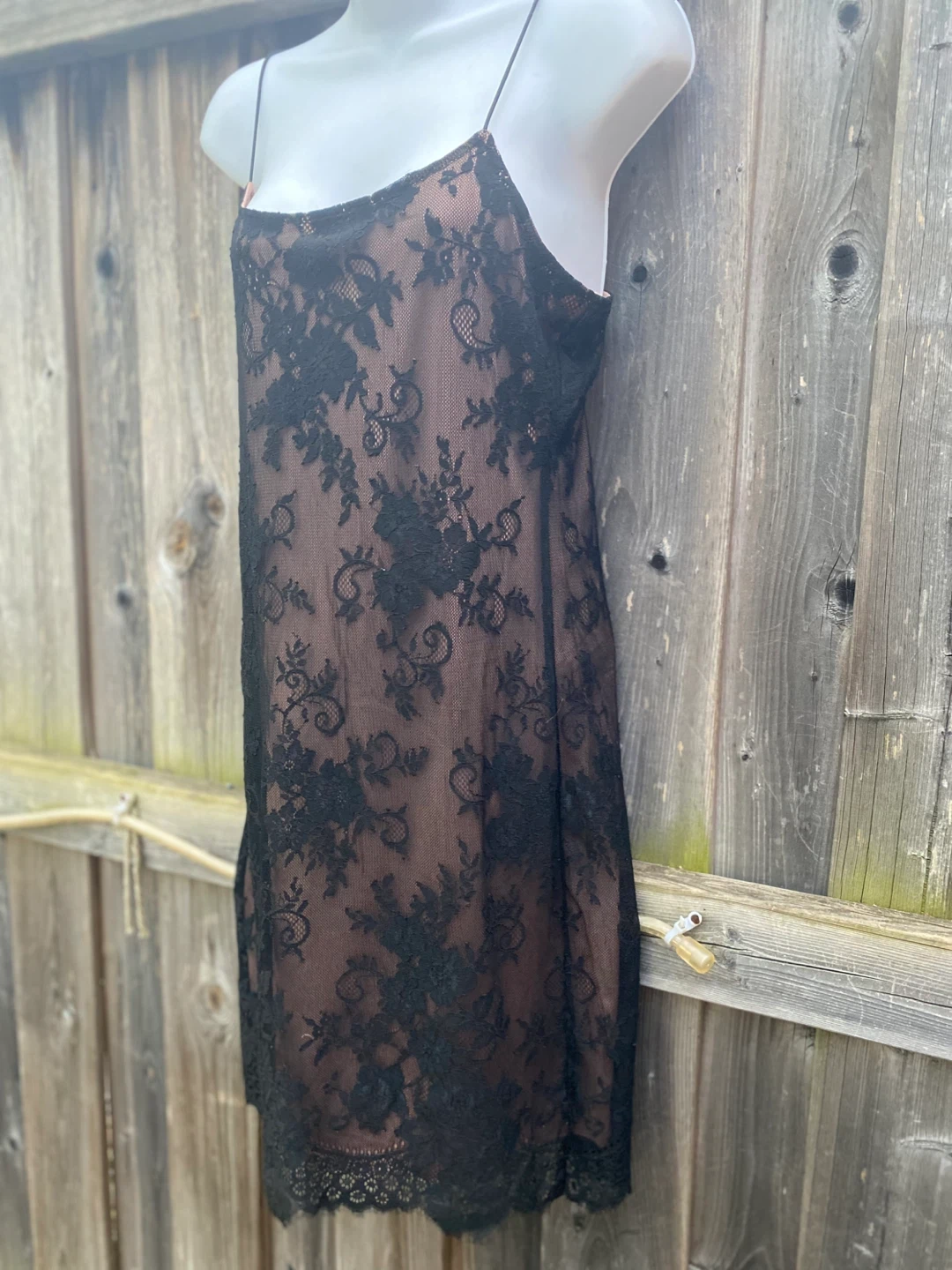 DYNAMITE Black Lace Slip Dress, Size Small - photo 3