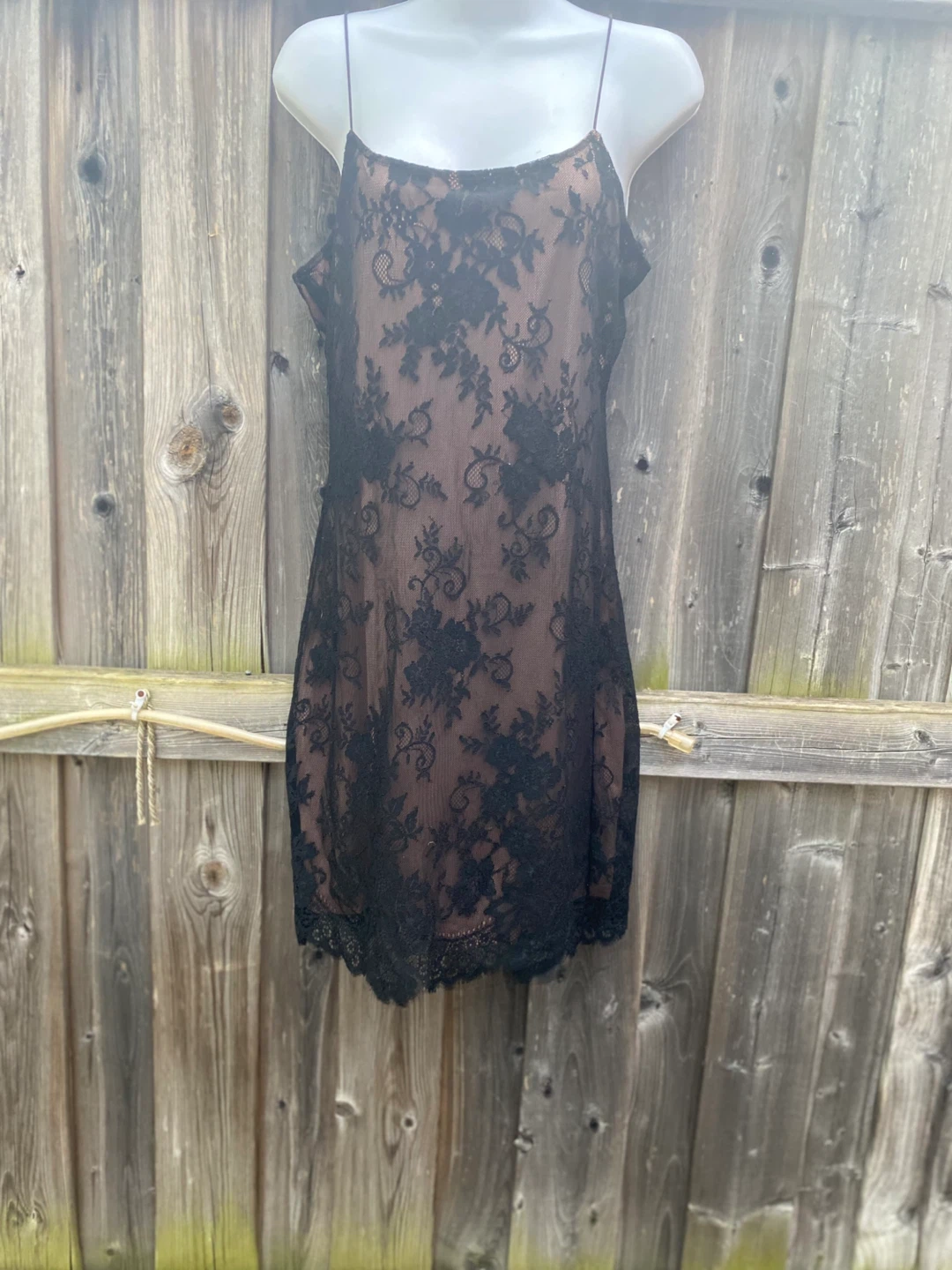 DYNAMITE Black Lace Slip Dress, Size Small - photo 2