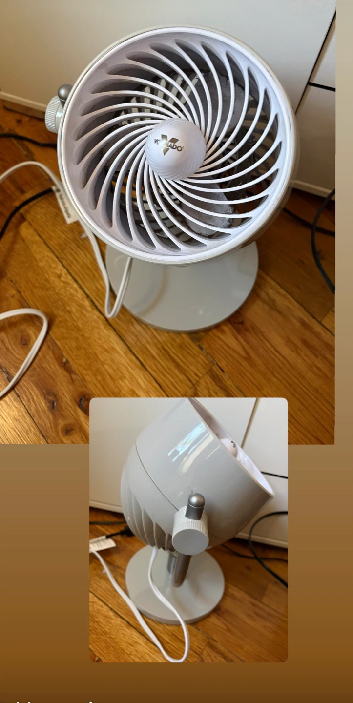 Vornado White Personal Desk Fan