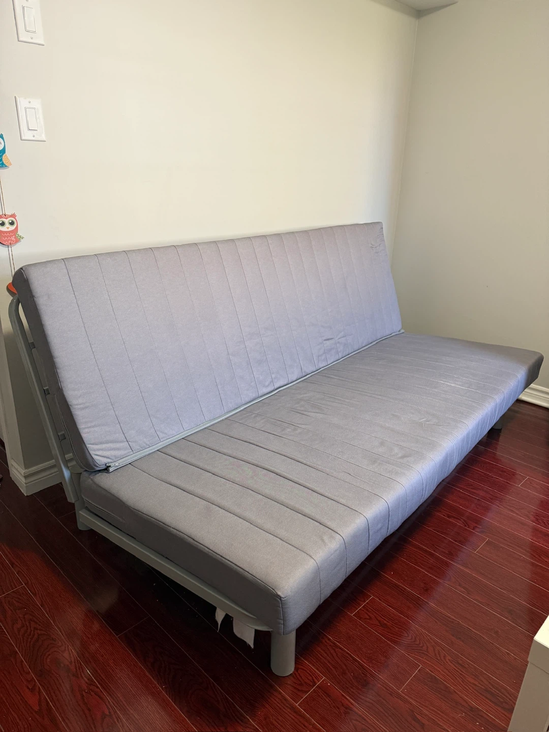 Grey Futon Sofa Bed - photo 2