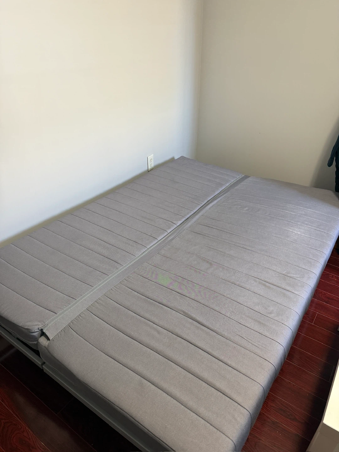 Grey Futon Sofa Bed - photo 4
