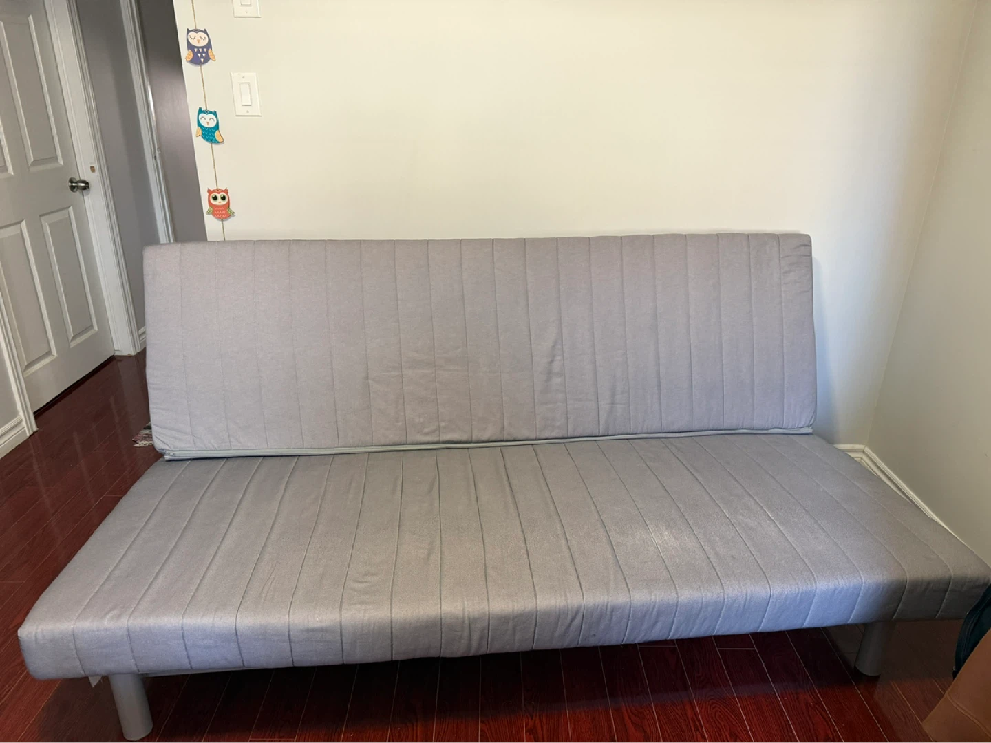 Grey Futon Sofa Bed - photo 3